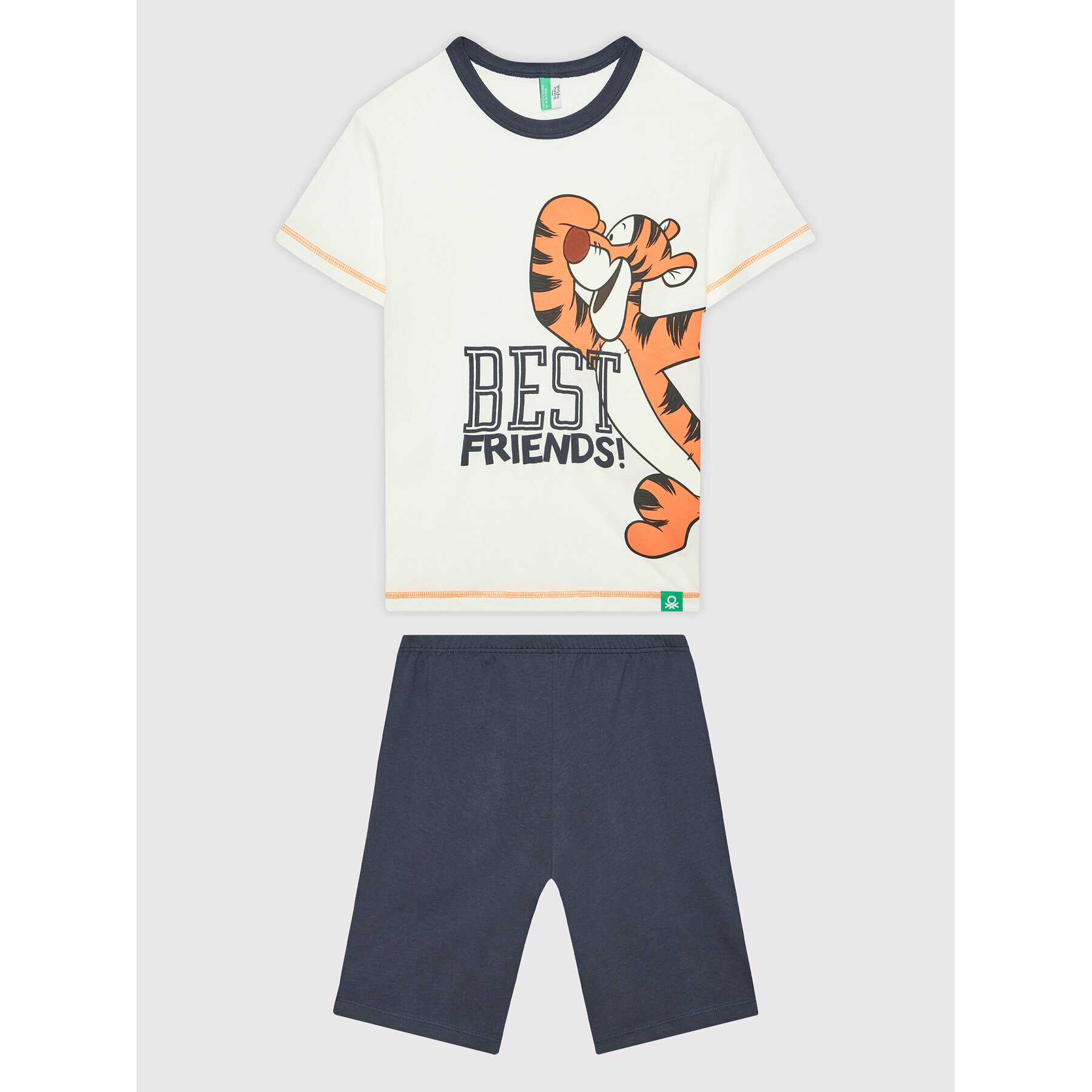 United Colors Of Benetton Pizsama 30960P01J Fehér Regular Fit - Pepit.hu