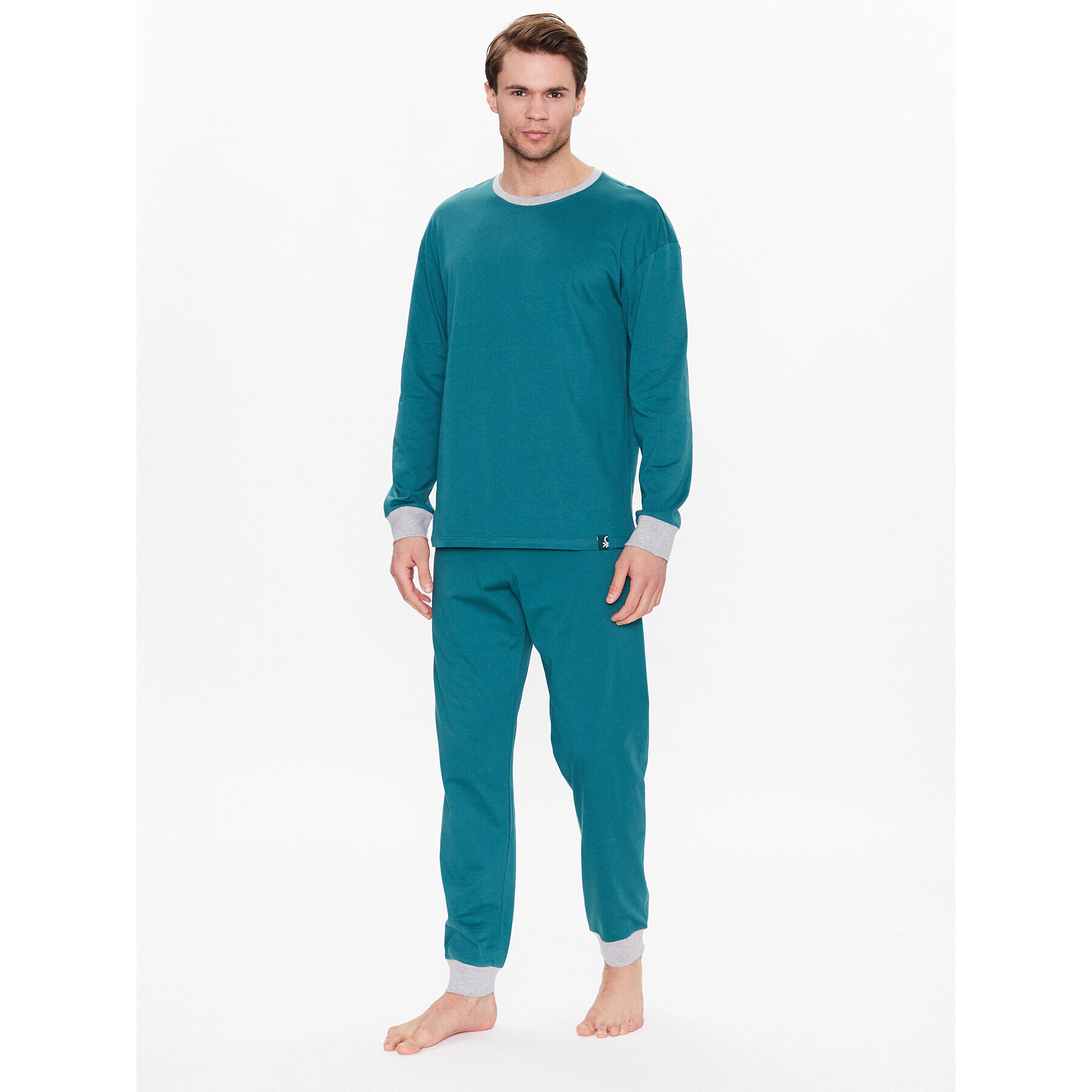 United Colors Of Benetton Pizsama 30964P01A Zöld Regular Fit - Pepit.hu