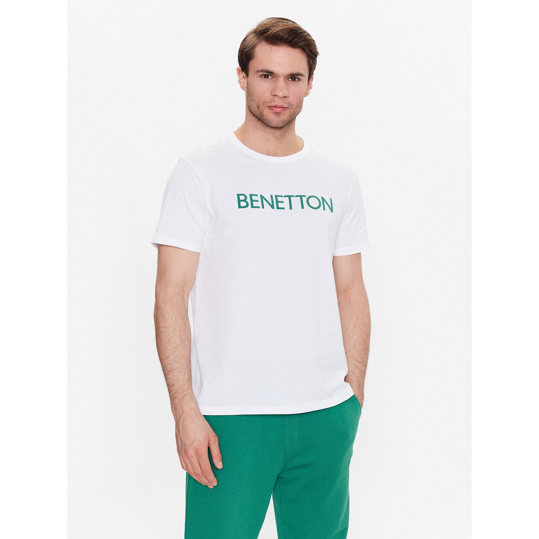 United Colors Of Benetton Póló 3I1XU100A Fehér Regular Fit - Pepit.hu