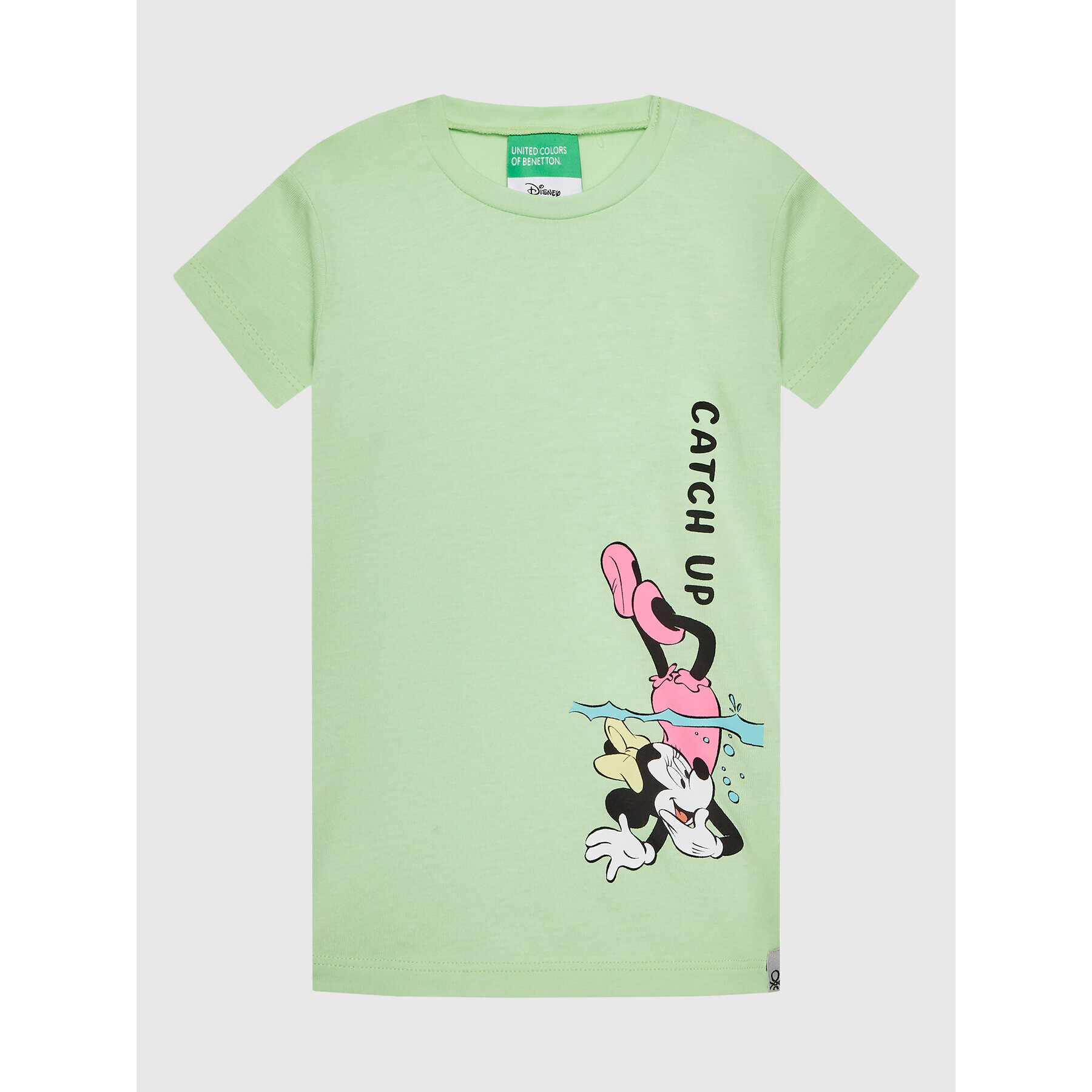 United Colors Of Benetton Póló DISNEY 3096G103N Zöld Regular Fit - Pepit.hu