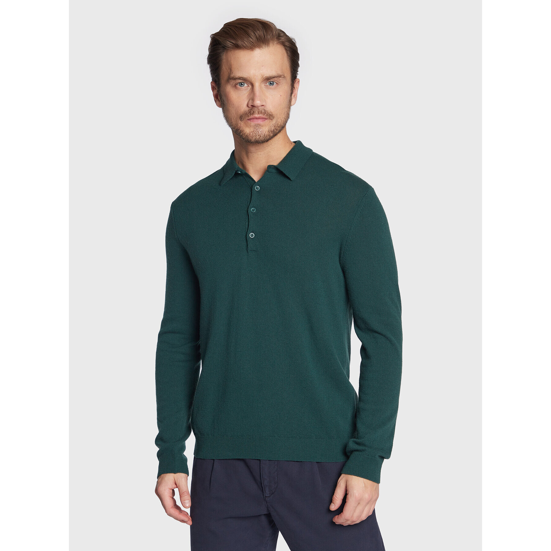 United Colors Of Benetton Pólóing 1002U300D Zöld Regular Fit - Pepit.hu