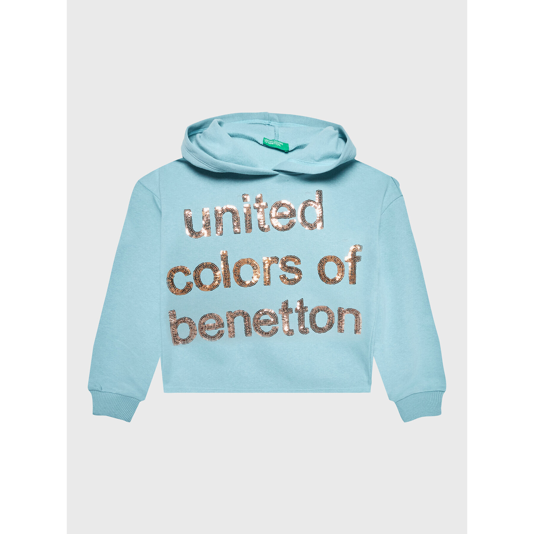 United Colors Of Benetton Pulóver 35TMC201N Kék Relaxed Fit - Pepit.hu