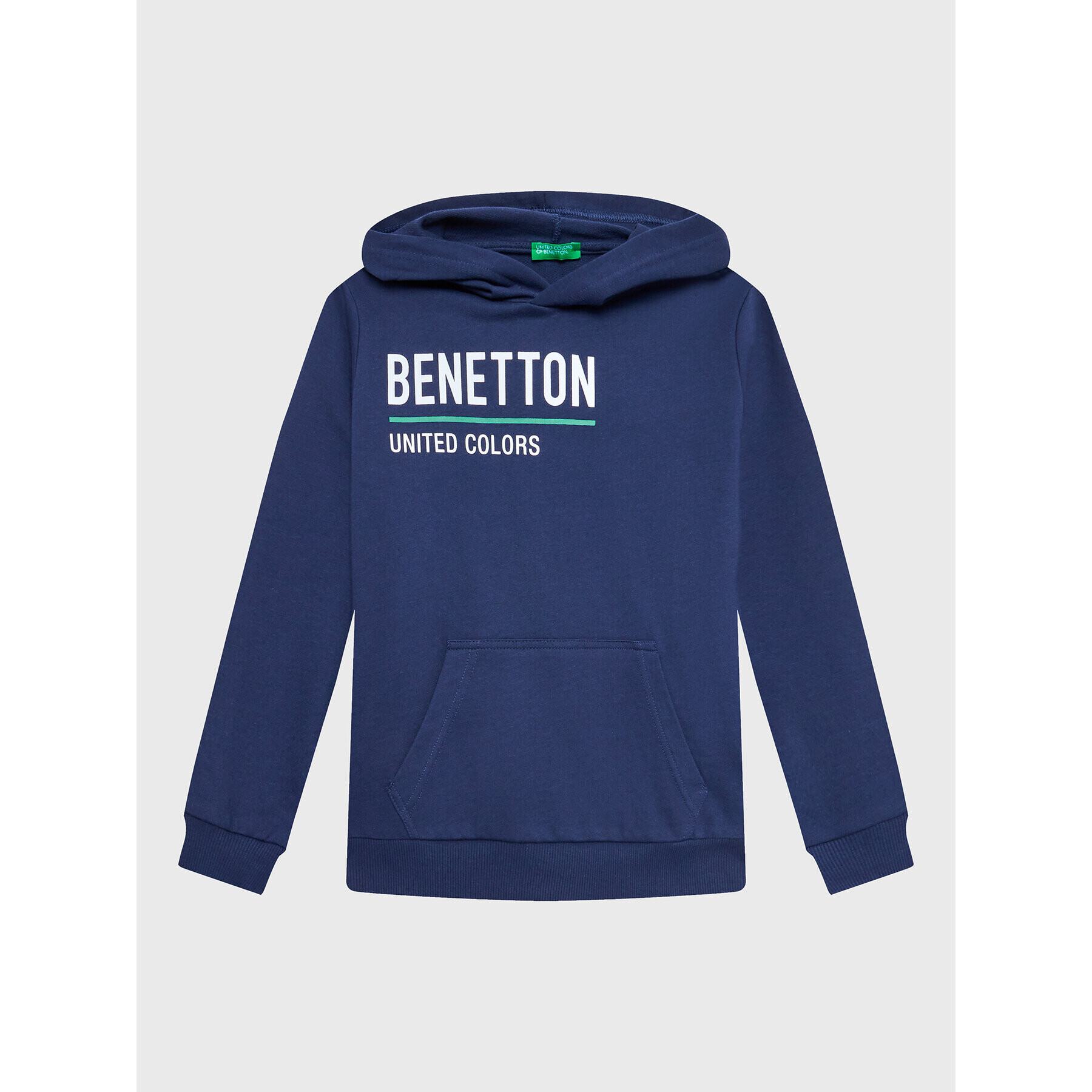 United Colors Of Benetton Pulóver 3BC1C202C Sötétkék Regular Fit - Pepit.hu