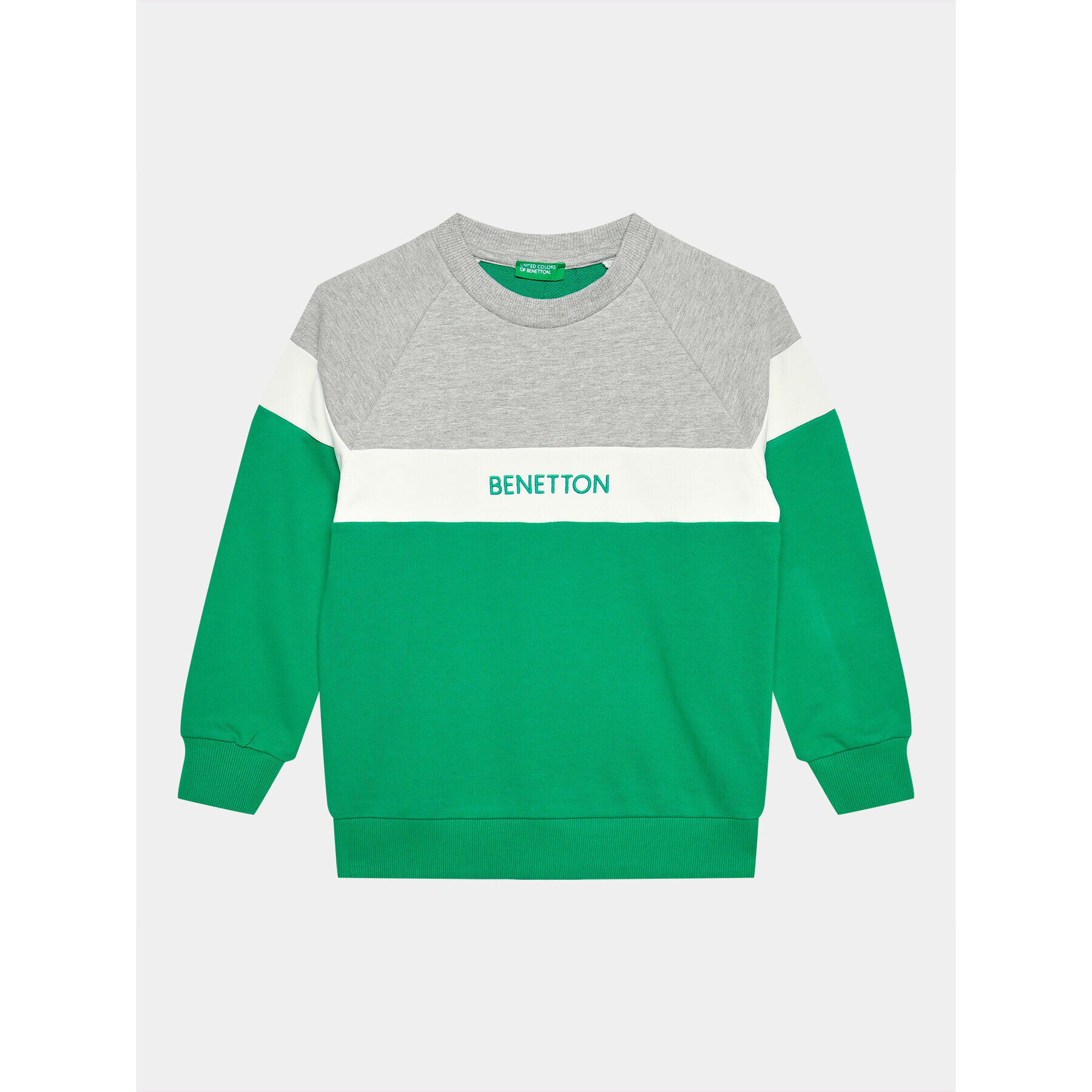 United Colors Of Benetton Pulóver 3FPPC10DZ Zöld Regular Fit - Pepit.hu