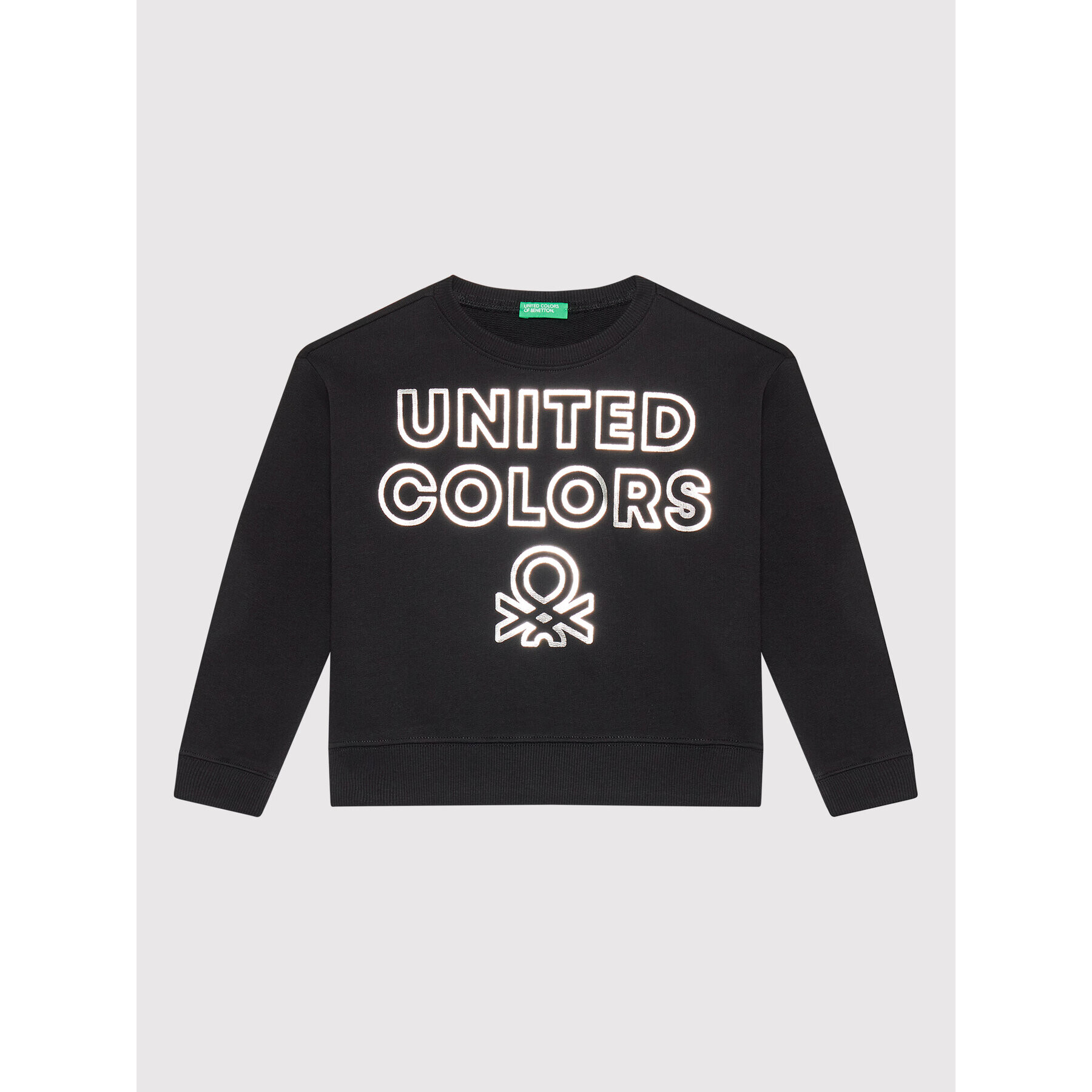 United Colors Of Benetton Pulóver 3J68C101O Fekete Regular Fit - Pepit.hu