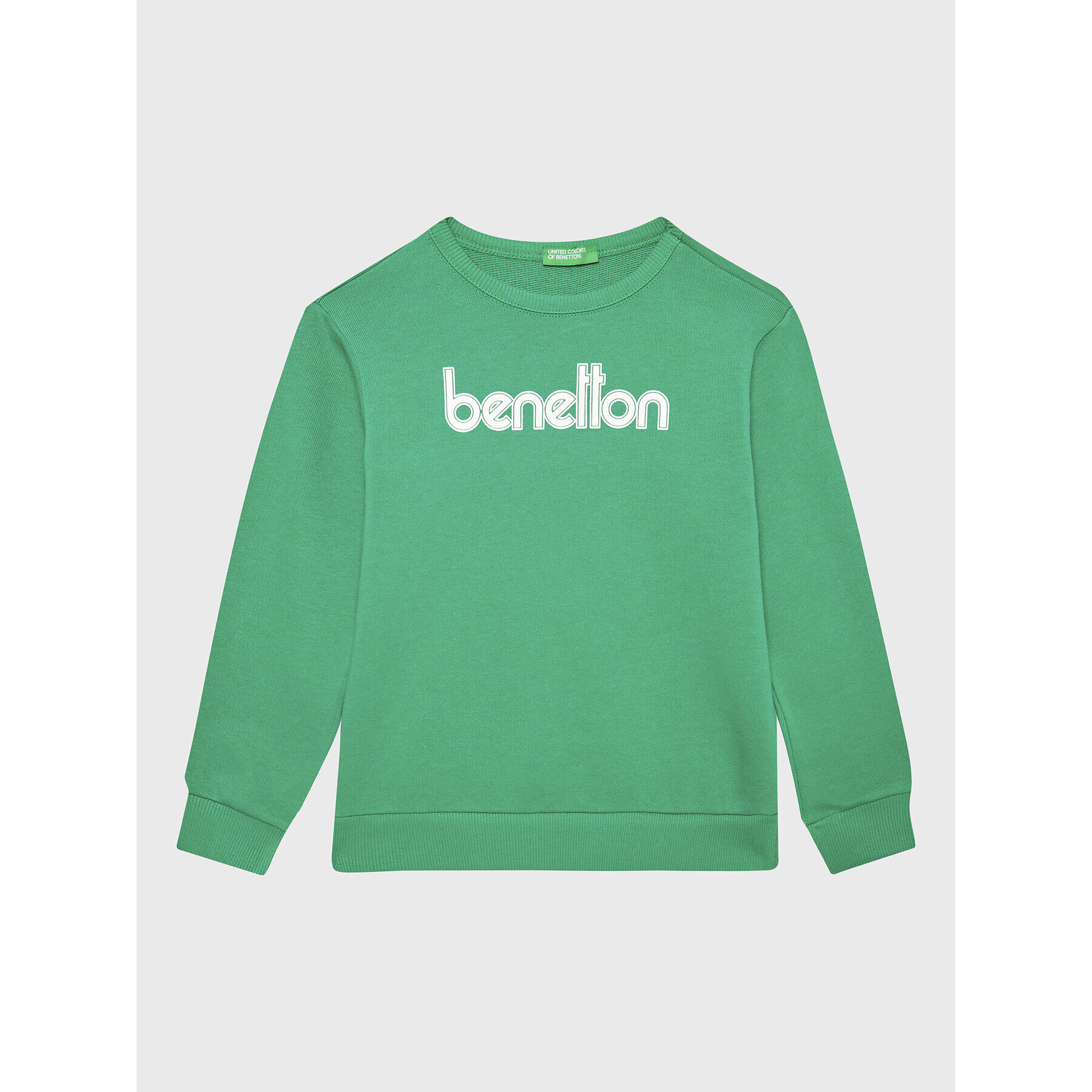 United Colors Of Benetton Pulóver 3J68C109Z Zöld Regular Fit - Pepit.hu