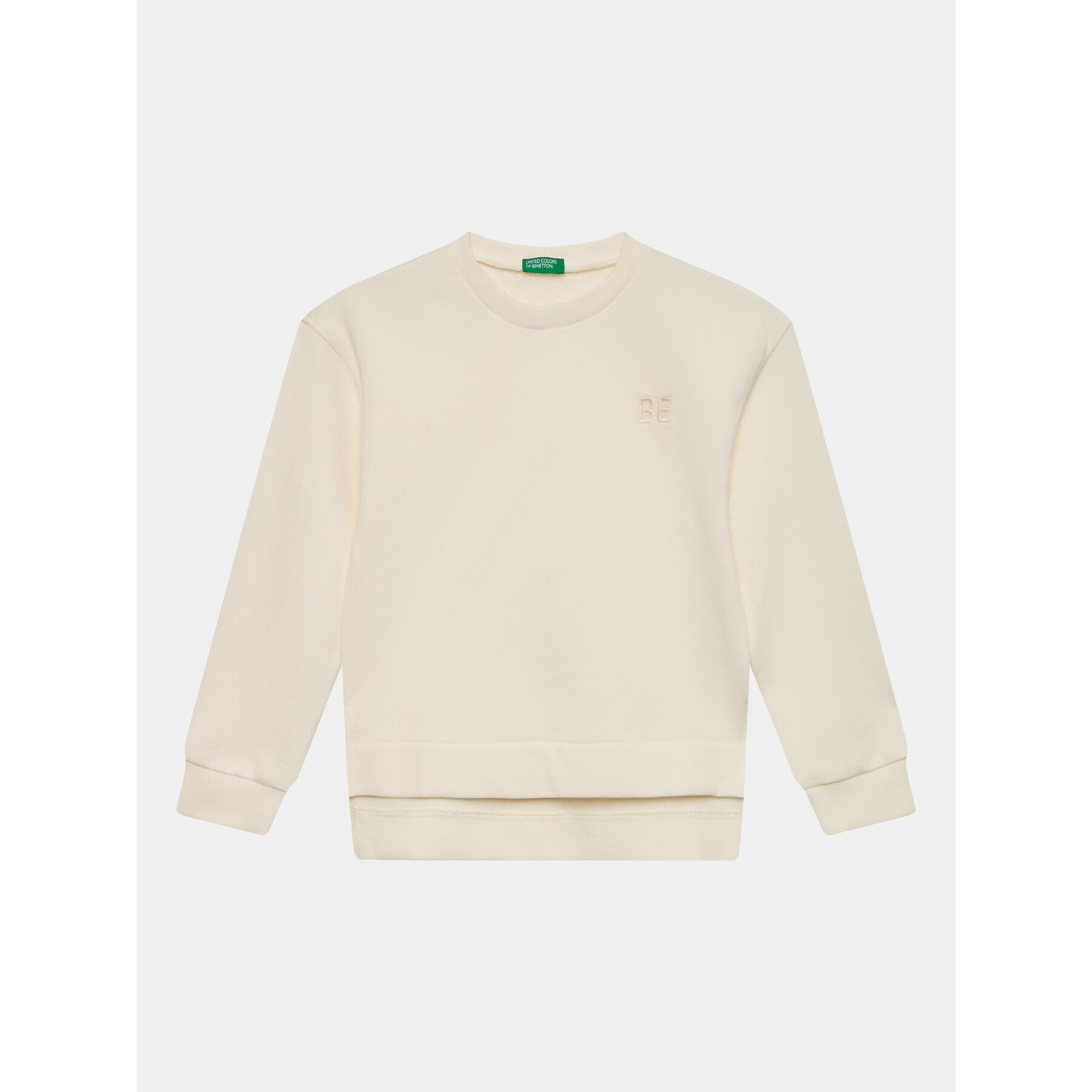 United Colors Of Benetton Pulóver 3J68C10E1 Ekru Relaxed Fit - Pepit.hu