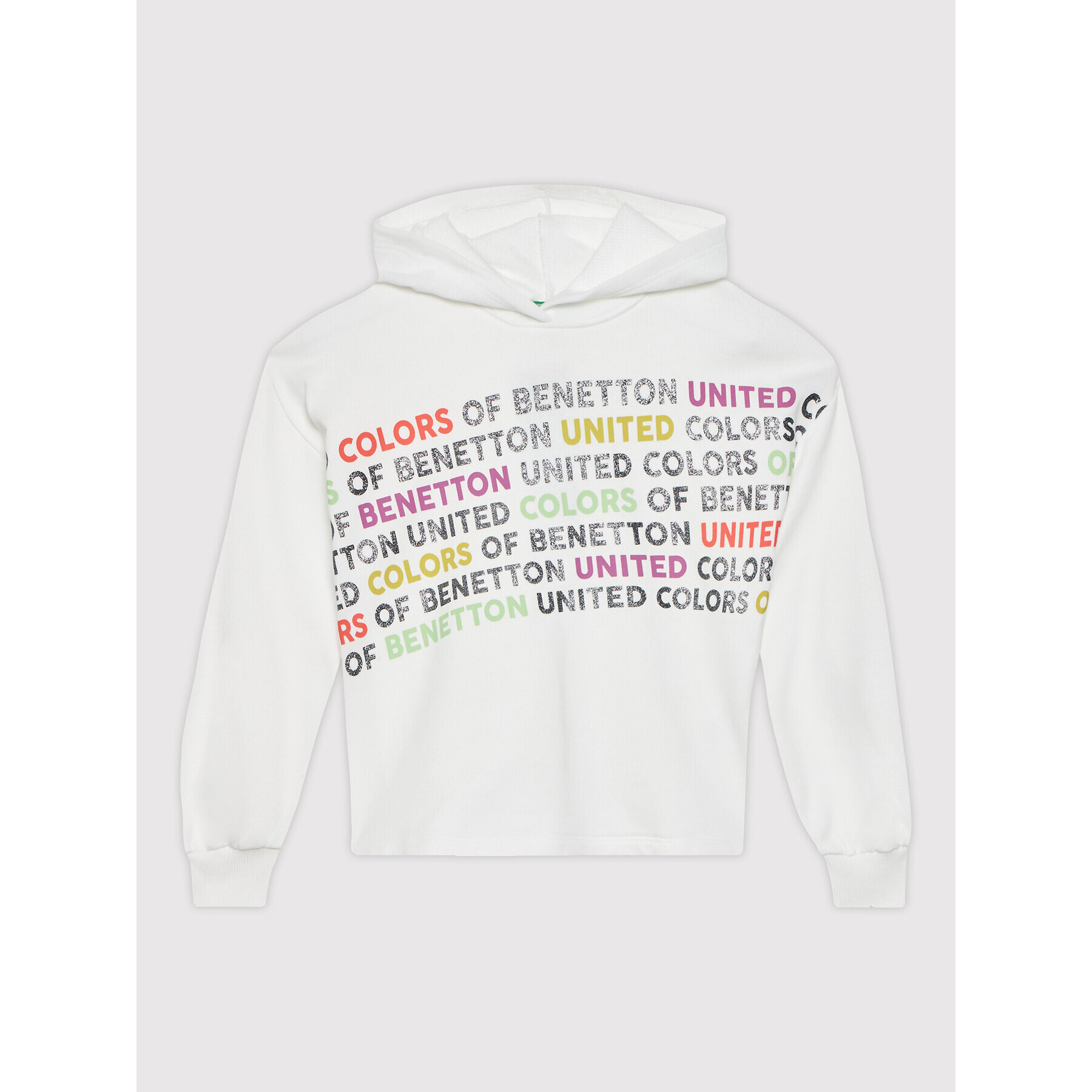 United Colors Of Benetton Pulóver 3J68C200C Fehér Boxy Fit - Pepit.hu