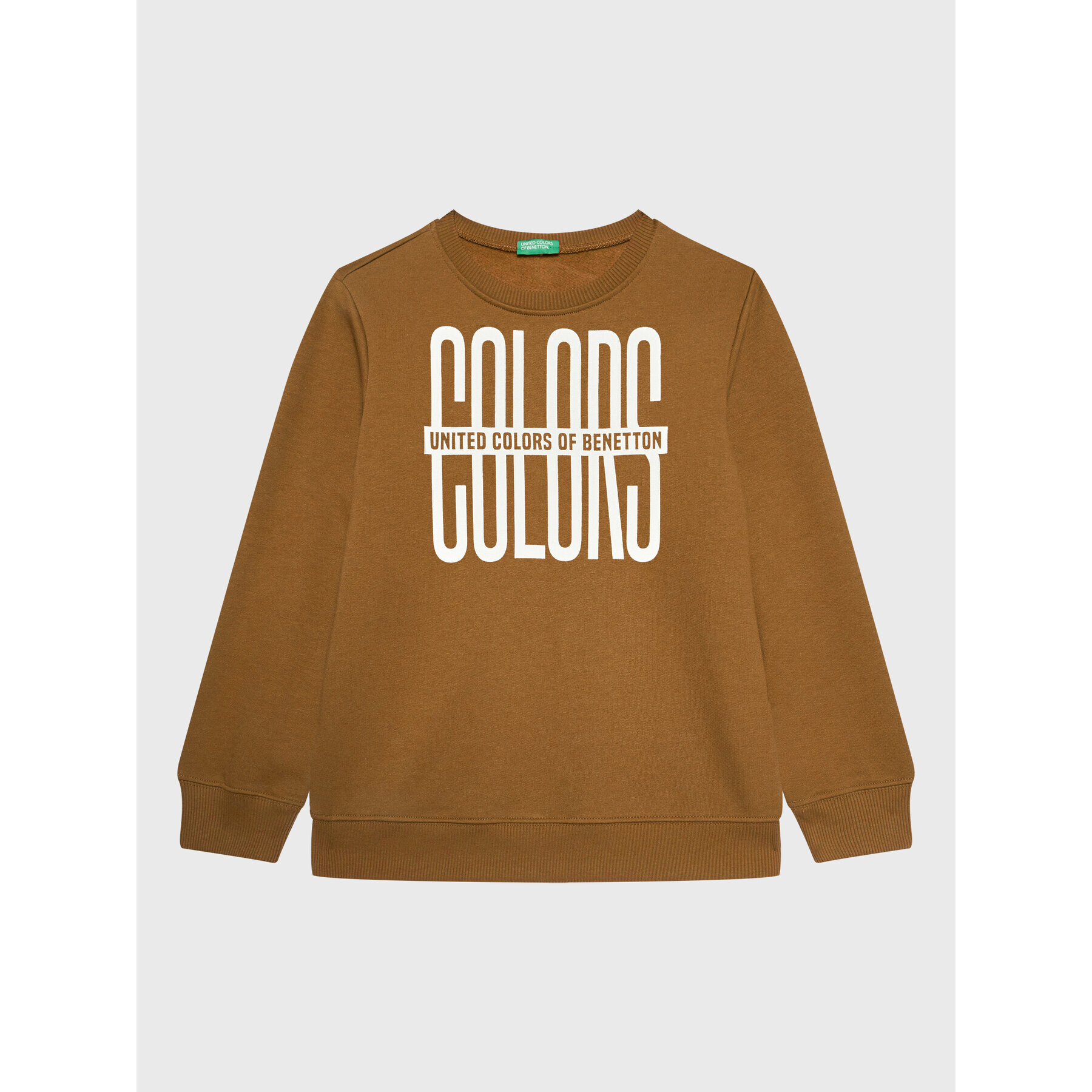 United Colors Of Benetton Pulóver 3JLXC107Q Barna Regular Fit - Pepit.hu