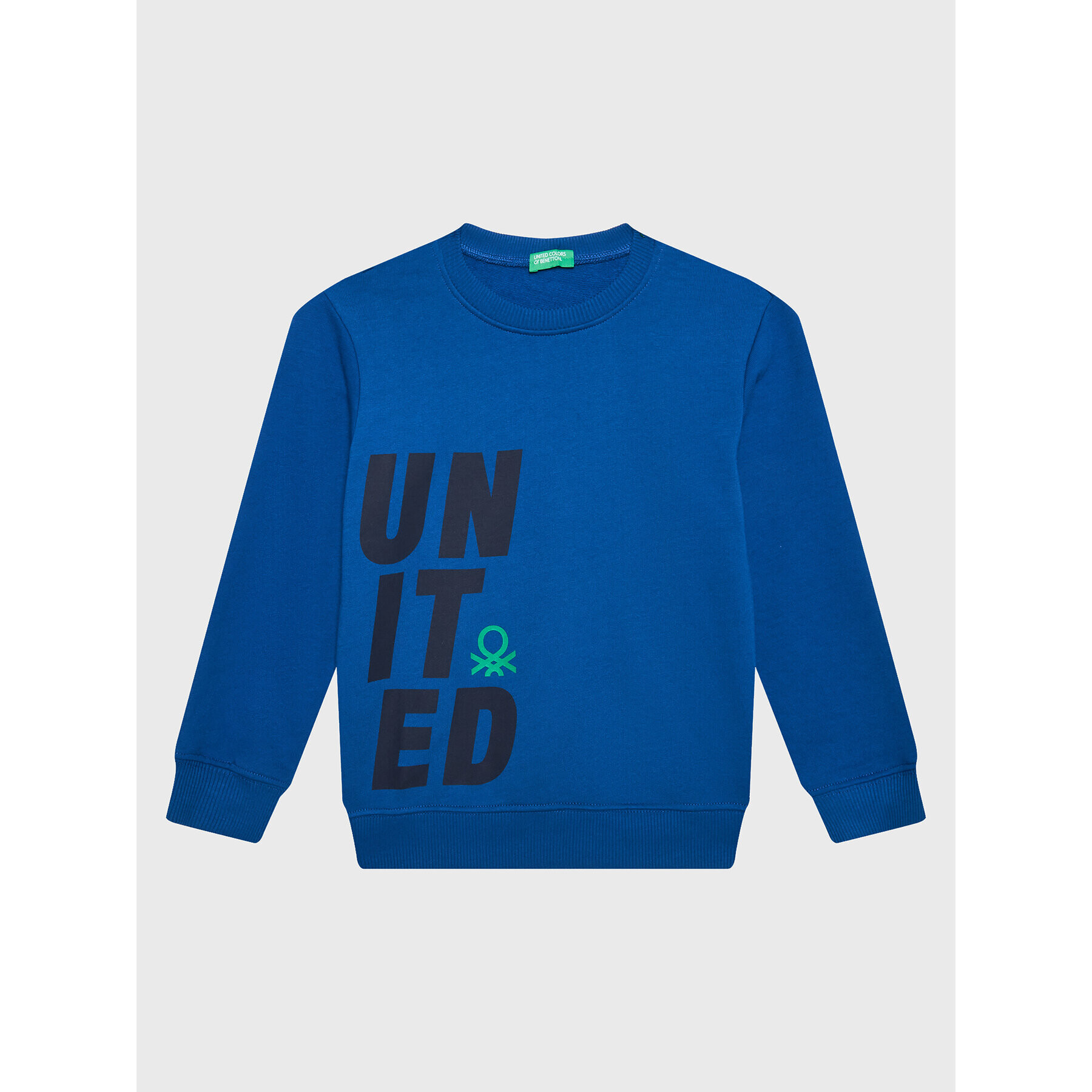 United Colors Of Benetton Pulóver 3JLXC107Q Kék Regular Fit - Pepit.hu