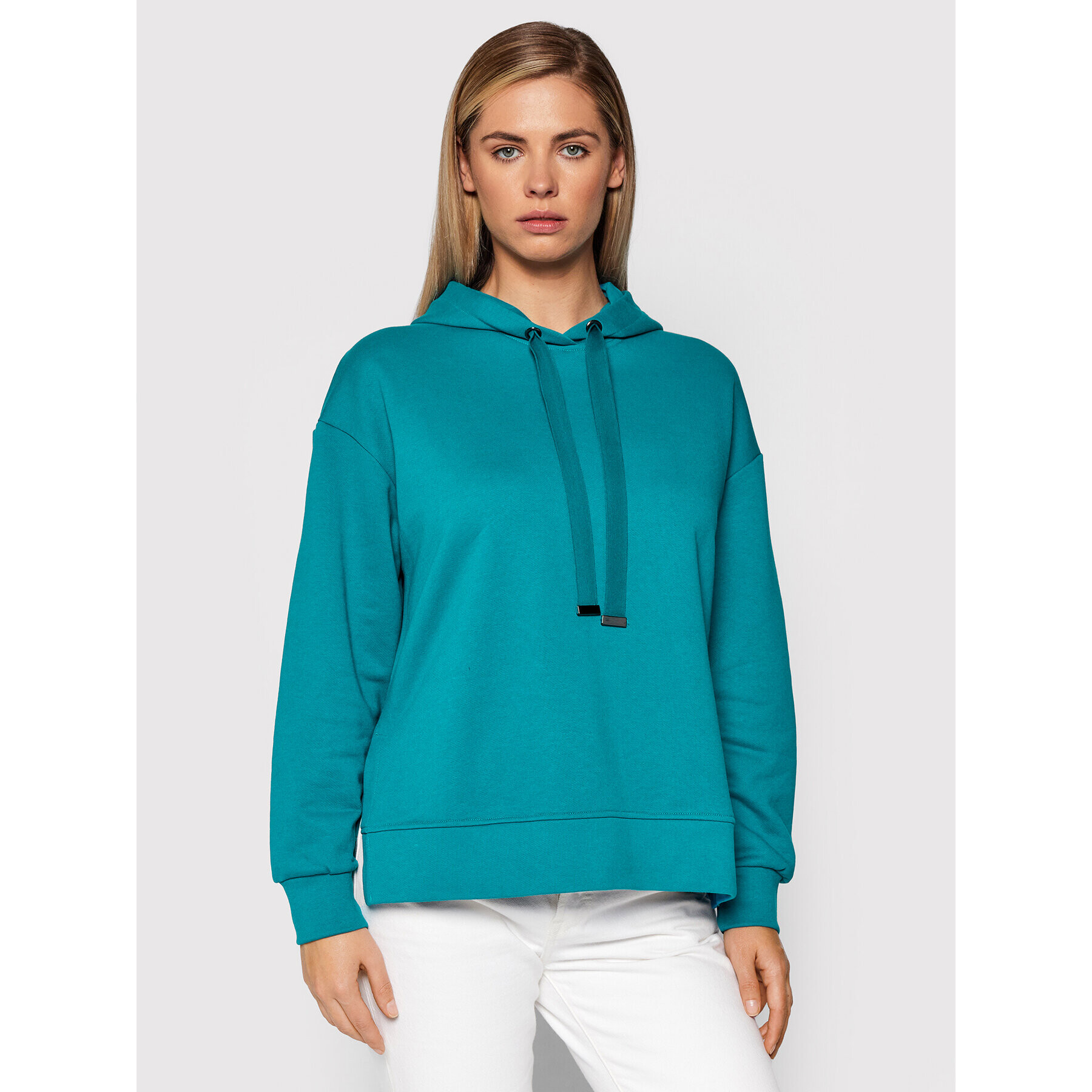 United Colors Of Benetton Pulóver 3QMHE2283 Kék Boxy Fit - Pepit.hu