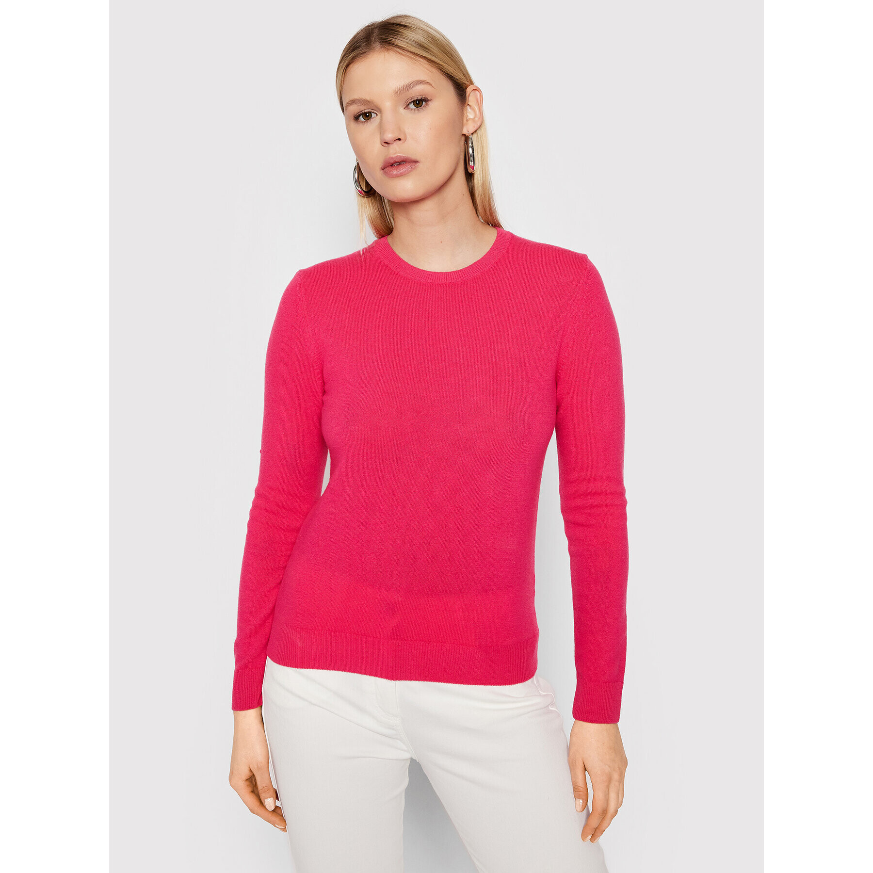 United Colors Of Benetton Sweater 1002D1K01 Rózsaszín Regular Fit - Pepit.hu