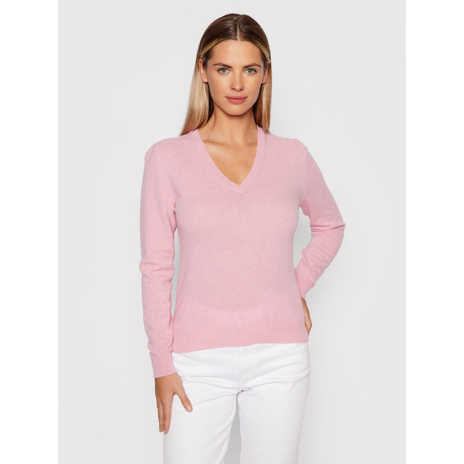 United Colors Of Benetton Sweater 1002D4488 Rózsaszín Regular Fit - Pepit.hu