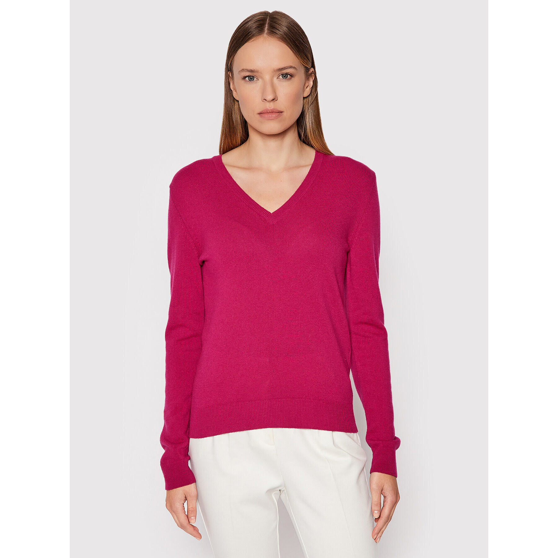 United Colors Of Benetton Sweater 1002D4488 Rózsaszín Regular Fit - Pepit.hu