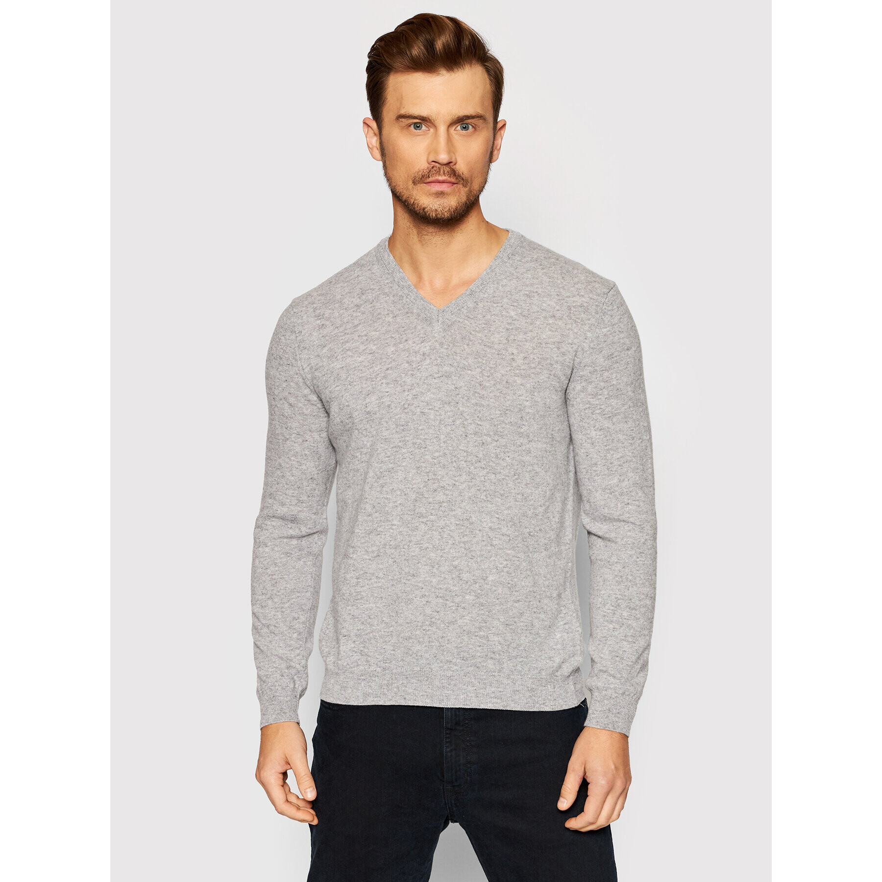 United Colors Of Benetton Sweater 1002U4407 Szürke Regular Fit - Pepit.hu