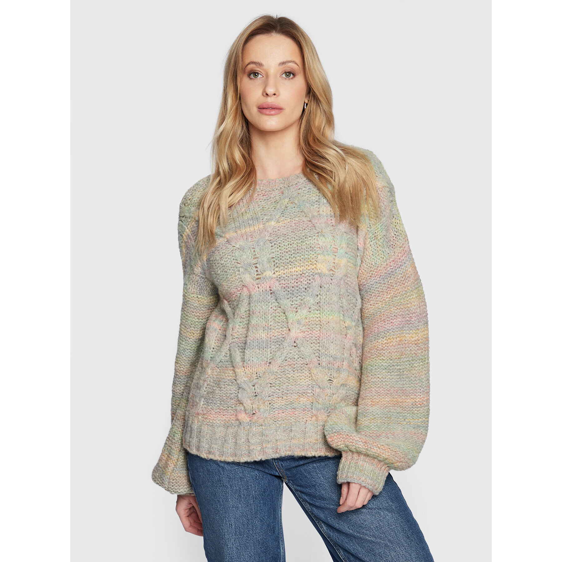 United Colors Of Benetton Sweater 1022D103J Színes Boxy Fit - Pepit.hu