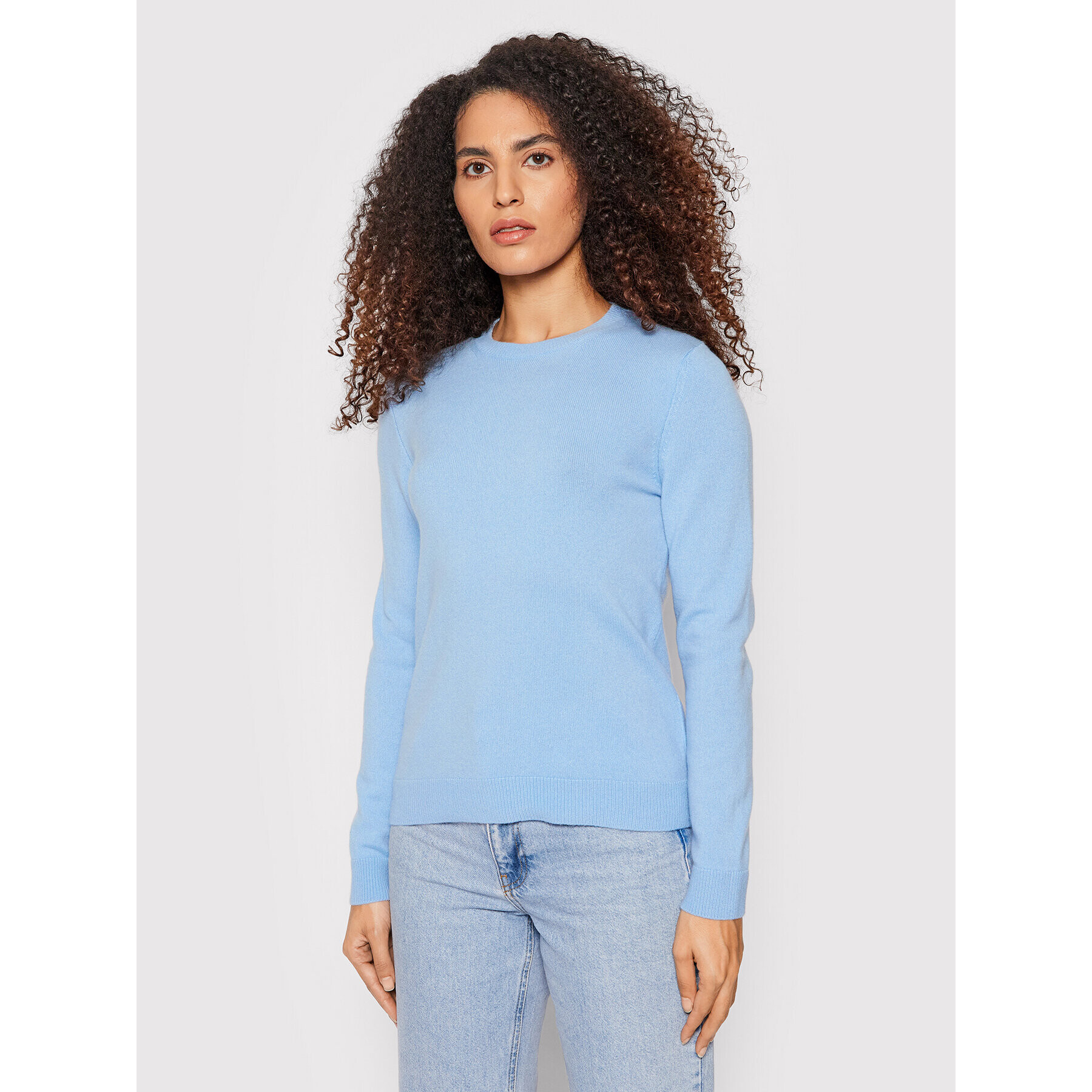 United Colors Of Benetton Sweater 1033D1M78 Kék Regular Fit - Pepit.hu