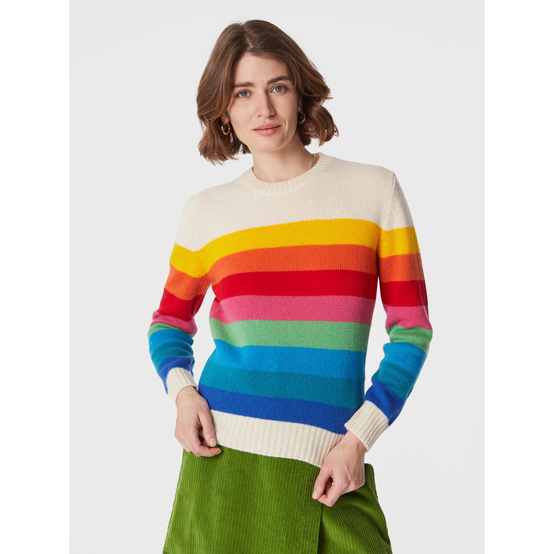 United Colors Of Benetton Sweater 103ME1N23 Színes Regular Fit - Pepit.hu