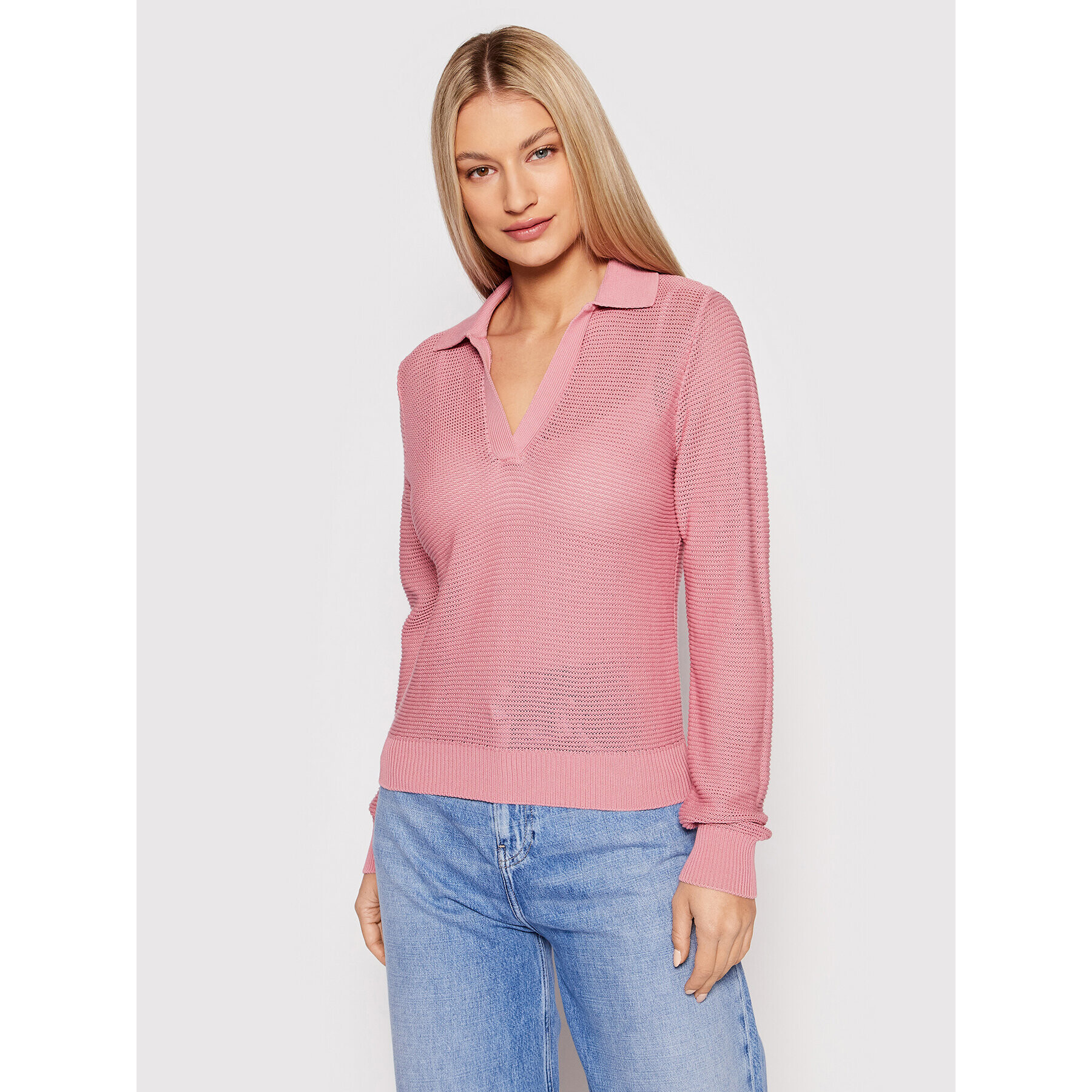 United Colors Of Benetton Sweater 105FD3001 Rózsaszín Relaxed Fit - Pepit.hu