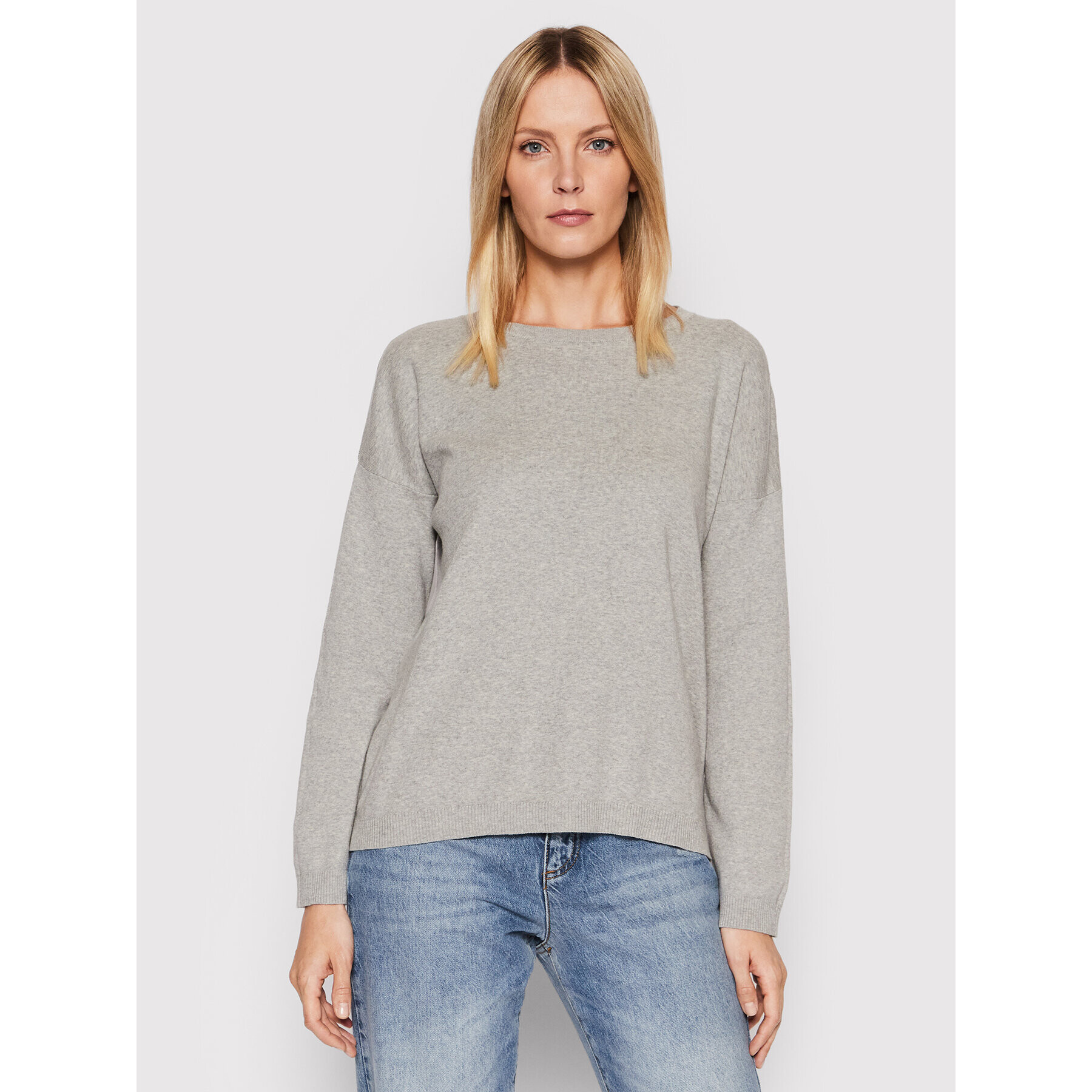 United Colors Of Benetton Sweater 1091D100E Szürke Relaxed Fit - Pepit.hu