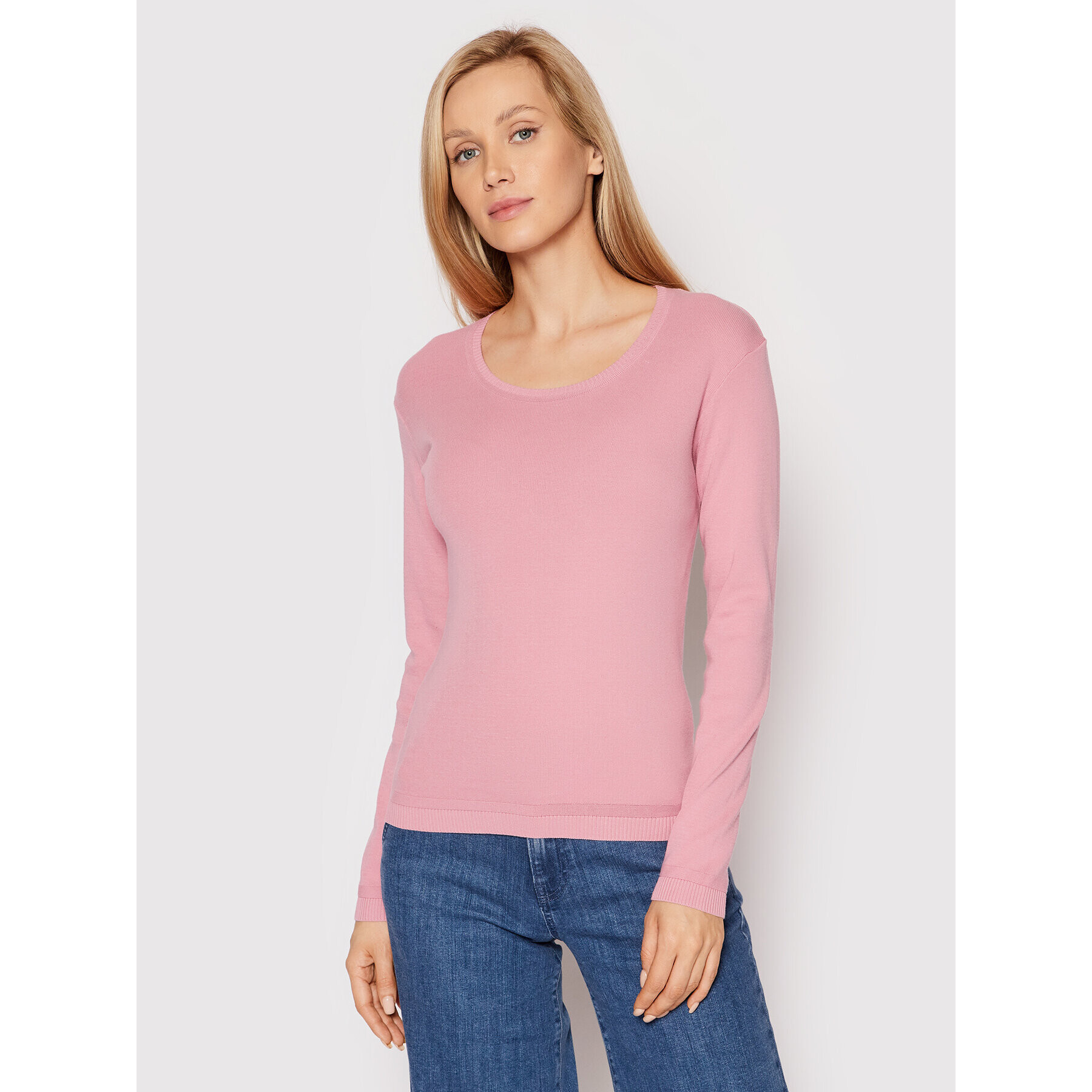 United Colors Of Benetton Sweater 1091D1M08 Rózsaszín Regular Fit - Pepit.hu