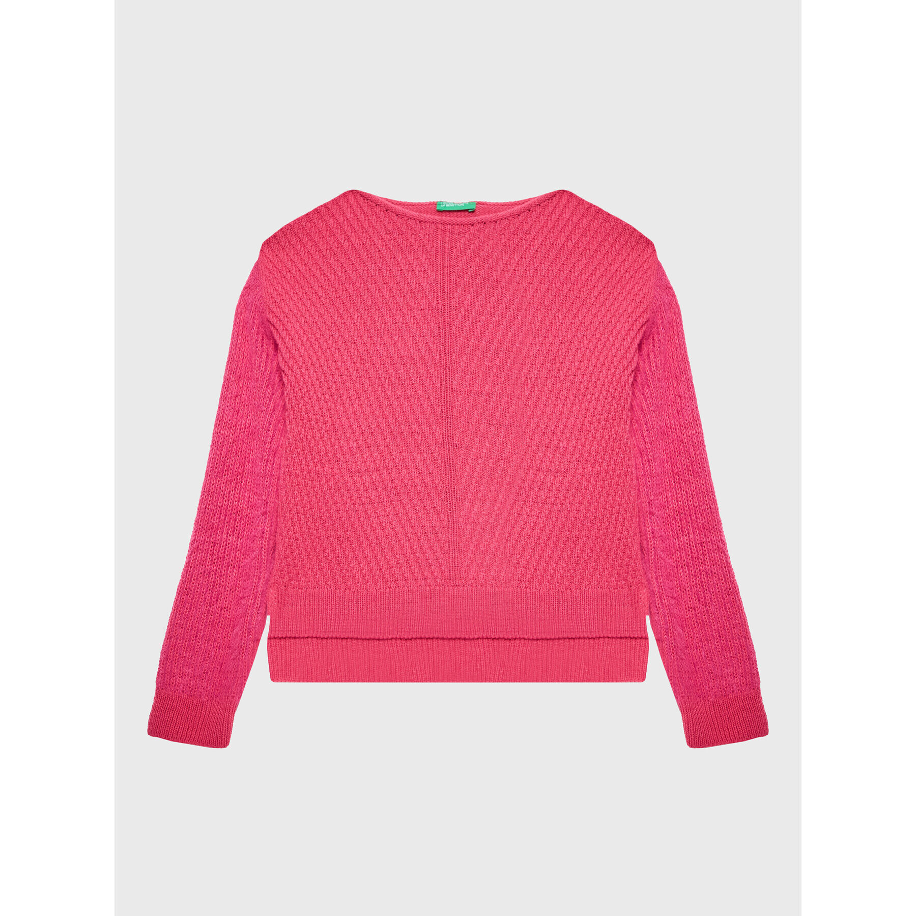 United Colors Of Benetton Sweater 1176C102G Rózsaszín Regular Fit - Pepit.hu