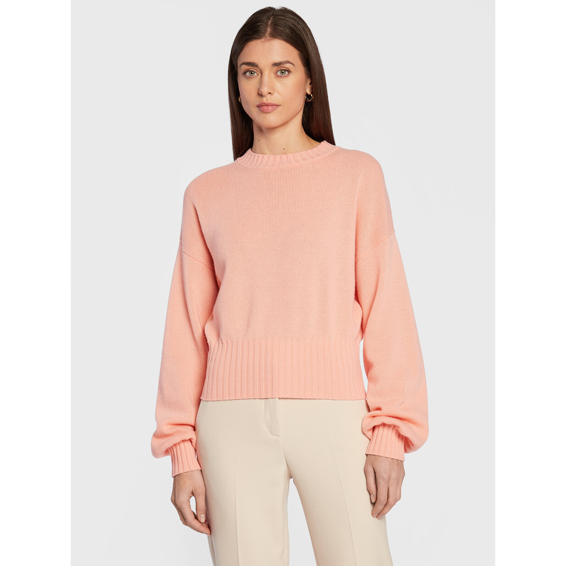 United Colors Of Benetton Sweater 1244D103H Rózsaszín Regular Fit - Pepit.hu