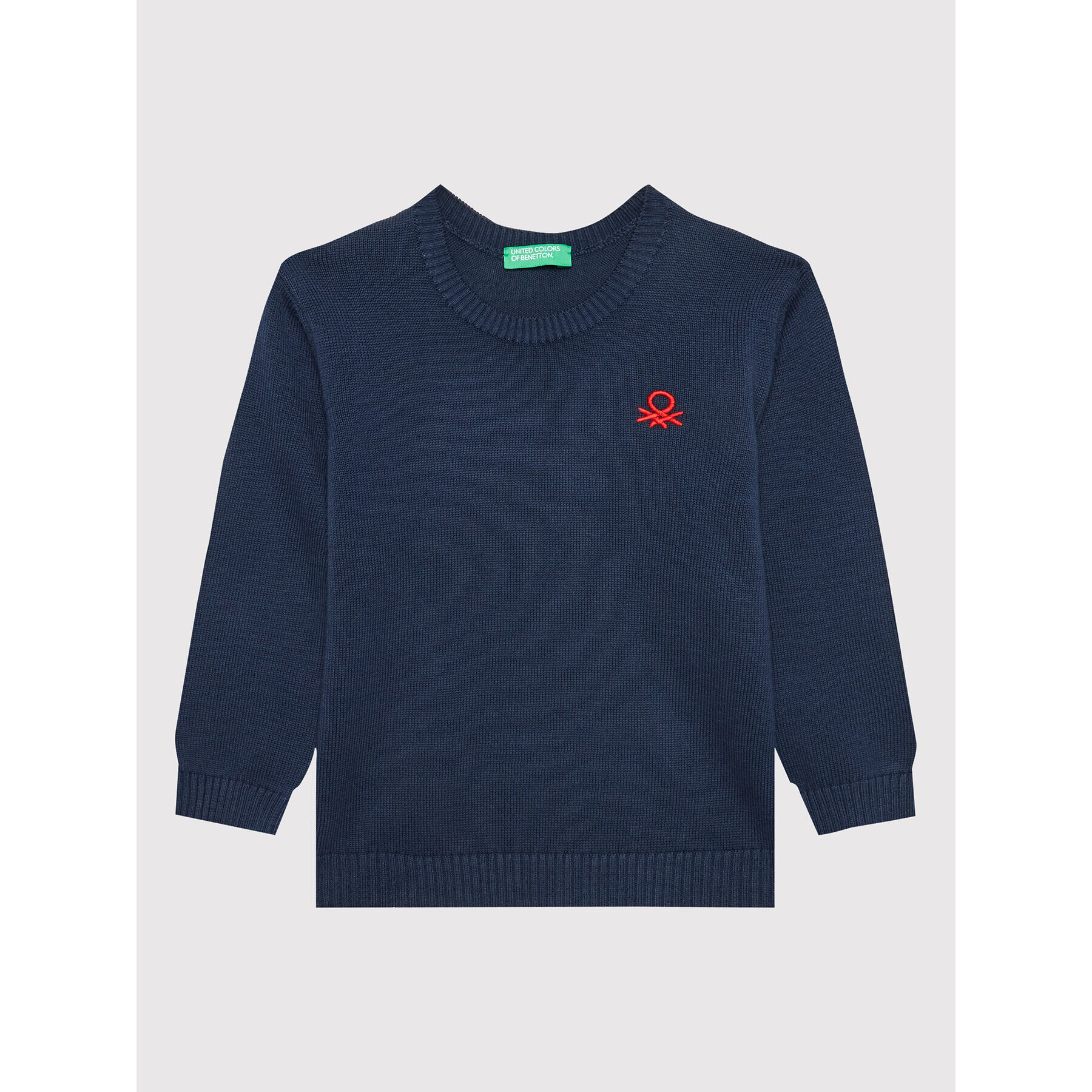 United Colors Of Benetton Sweater 1294G100B Sötétkék Regular Fit - Pepit.hu