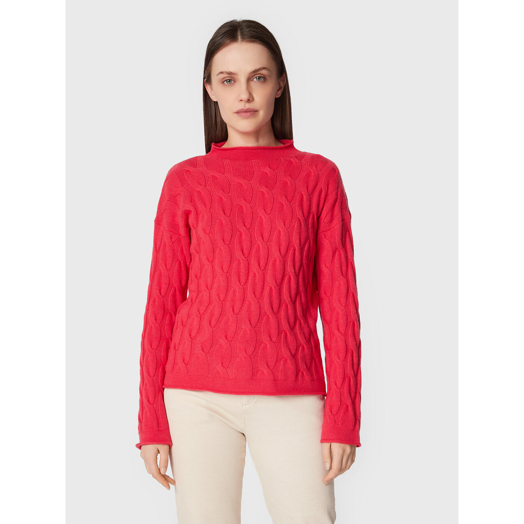 United Colors Of Benetton Sweater 1335D2467 Rózsaszín Regular Fit - Pepit.hu