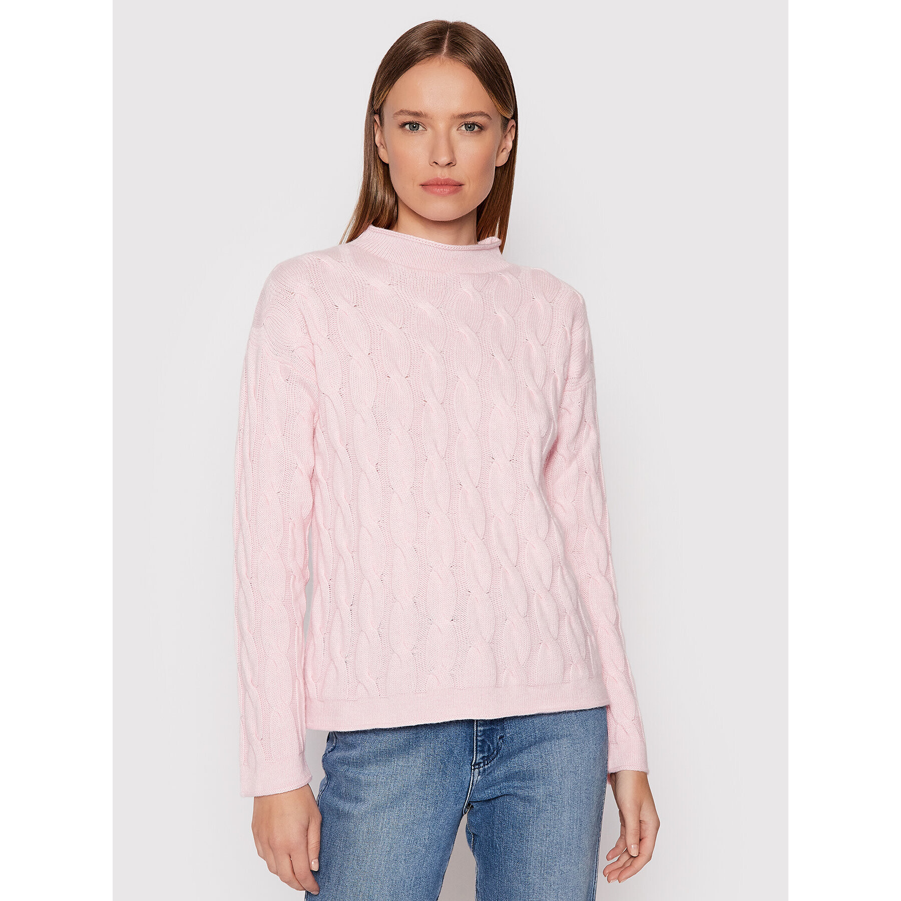 United Colors Of Benetton Sweater 1335D2467 Rózsaszín Regular Fit - Pepit.hu