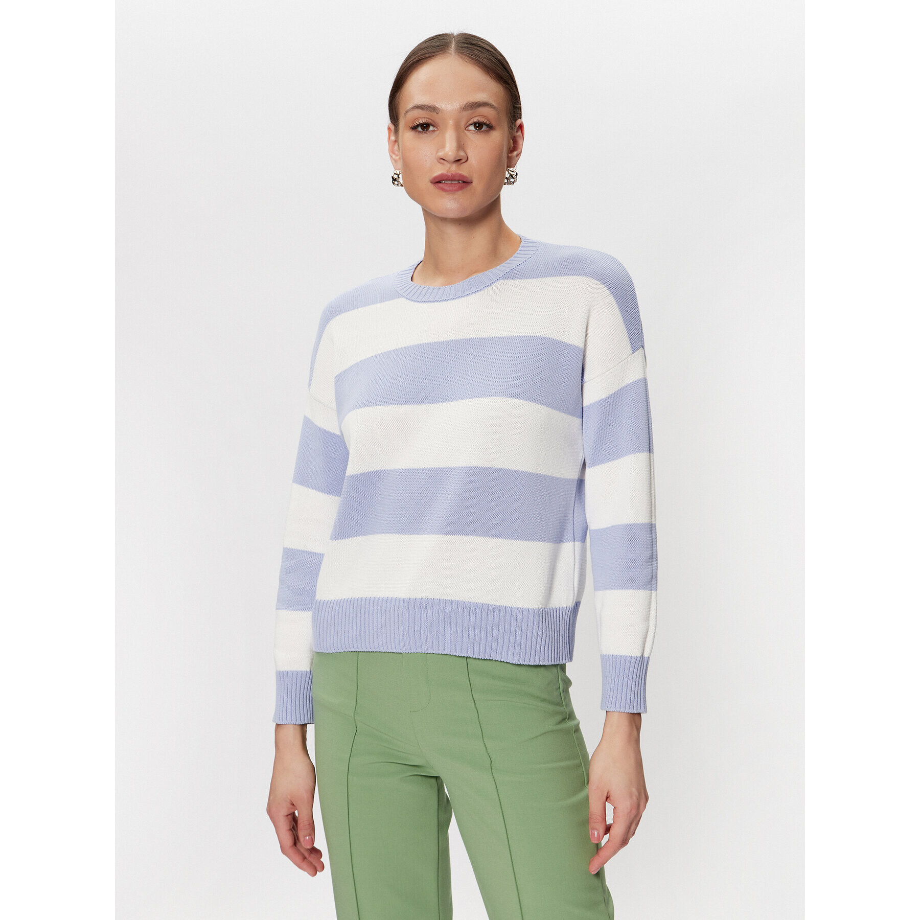 United Colors Of Benetton Sweater 1494E105J Lila Boxy Fit - Pepit.hu