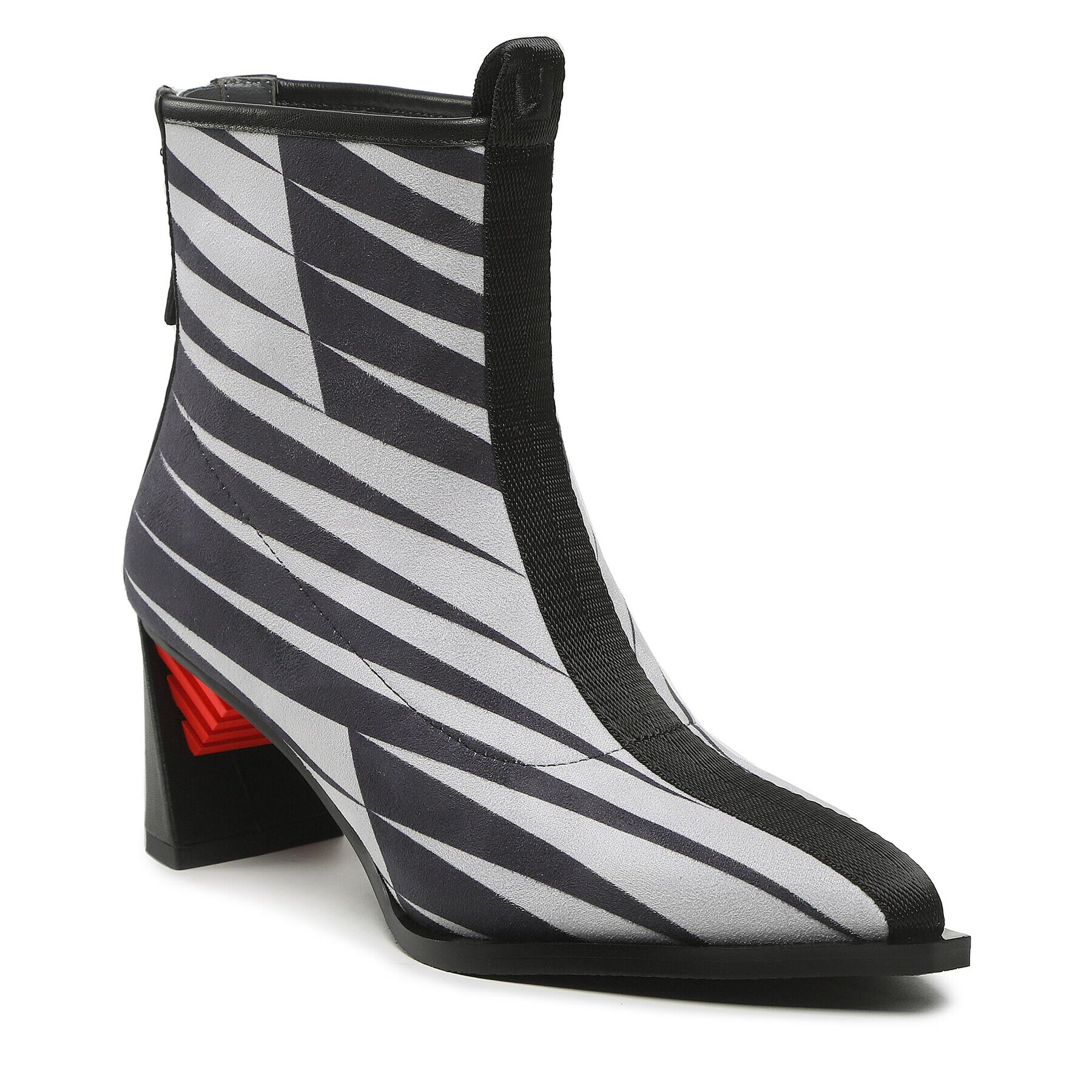 United Nude Bokacsizma Sonar Bootie Mid 10693510172 Szürke - Pepit.hu