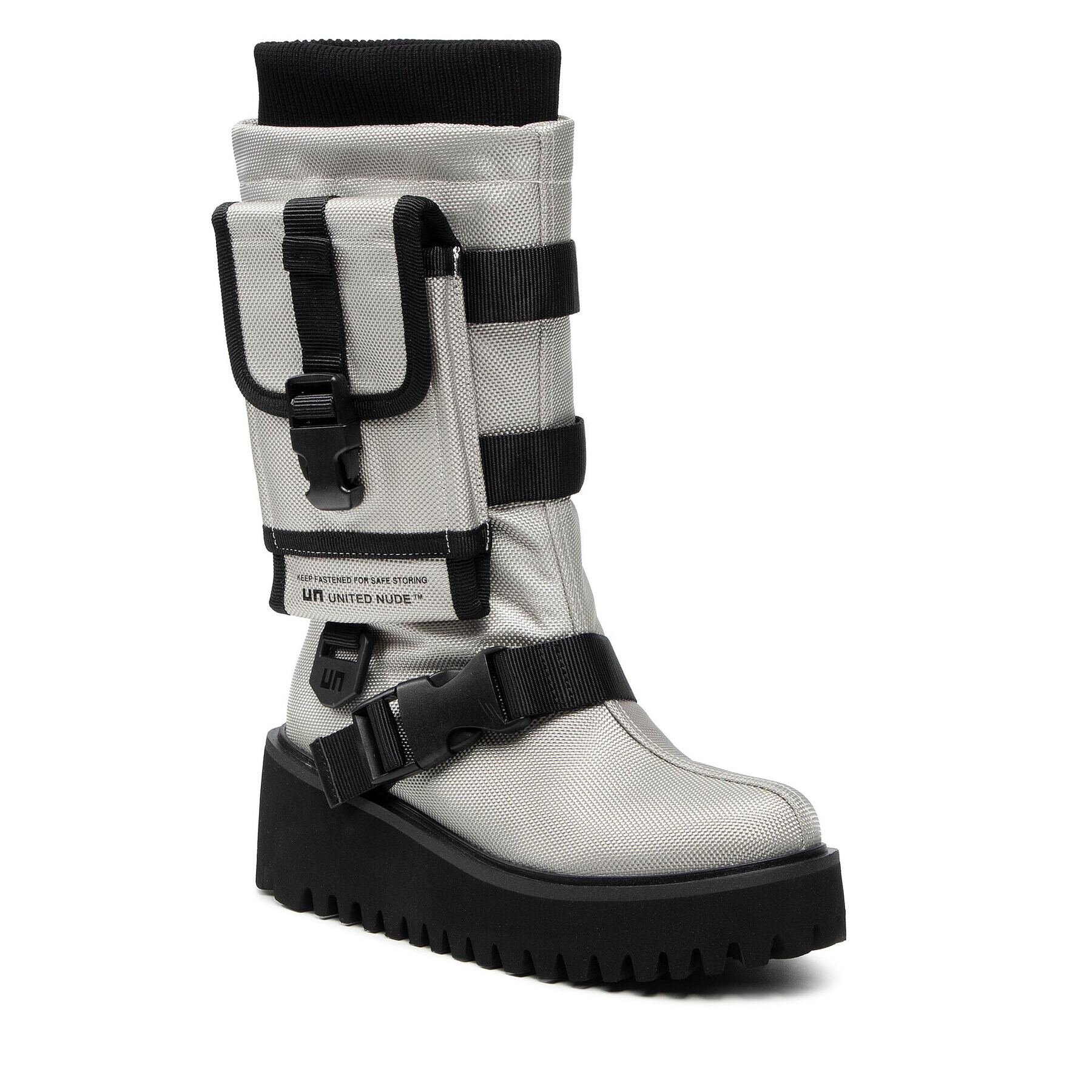 United Nude Csizma Combat Pocket 10648715125 Szürke - Pepit.hu