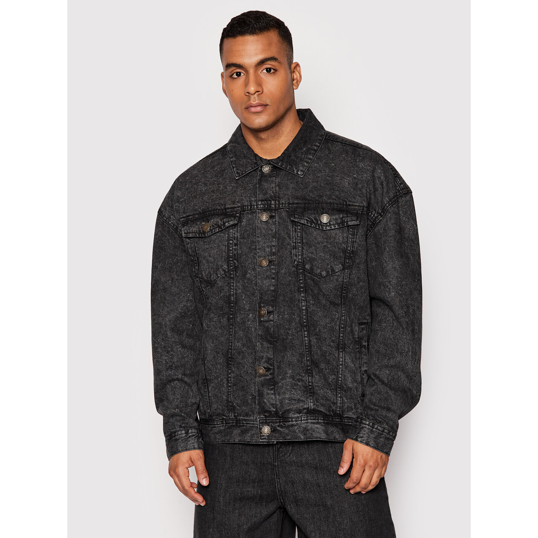 Urban Classics Farmer kabát TB4412 Fekete Oversize - Pepit.hu