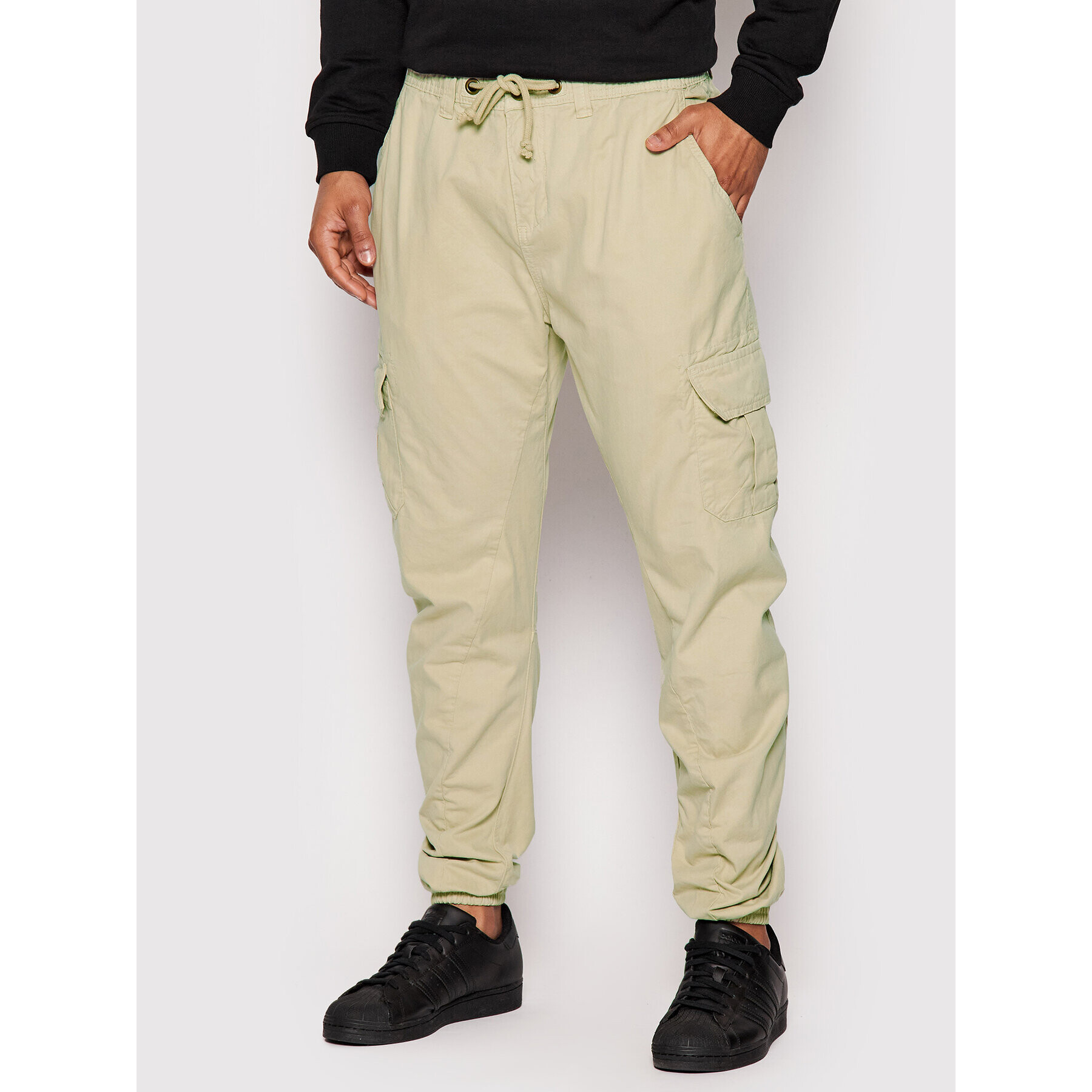 Urban Classics Joggers Cargo TB1268 Bézs Regular Fit - Pepit.hu