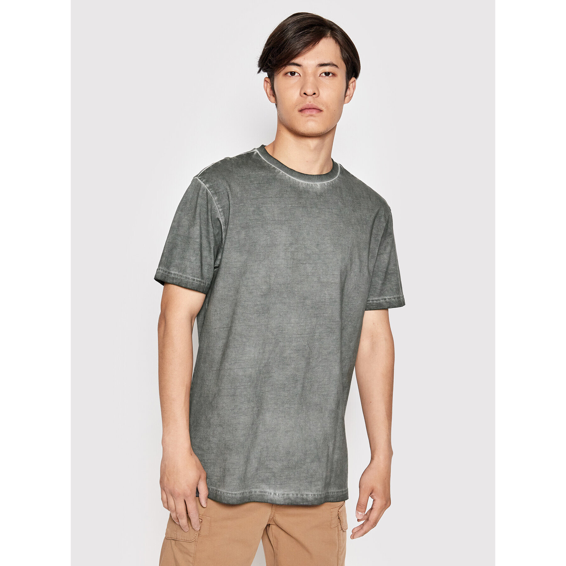 Urban Classics Póló Grunge TB3792 Szürke Regular Fit - Pepit.hu