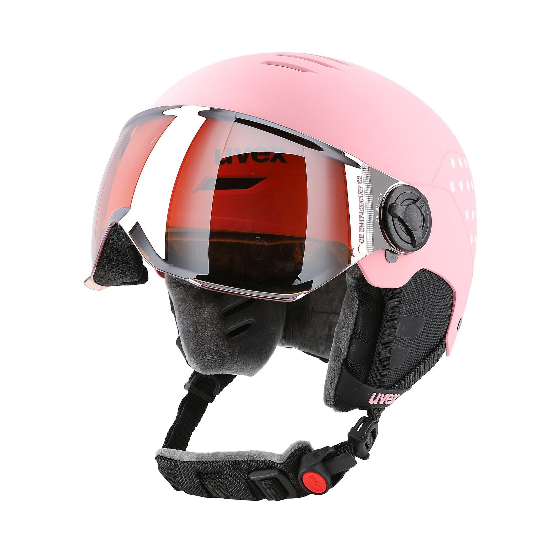 Uvex Sísisak Rocket Jr Visor 56626350 Rózsaszín - Pepit.hu