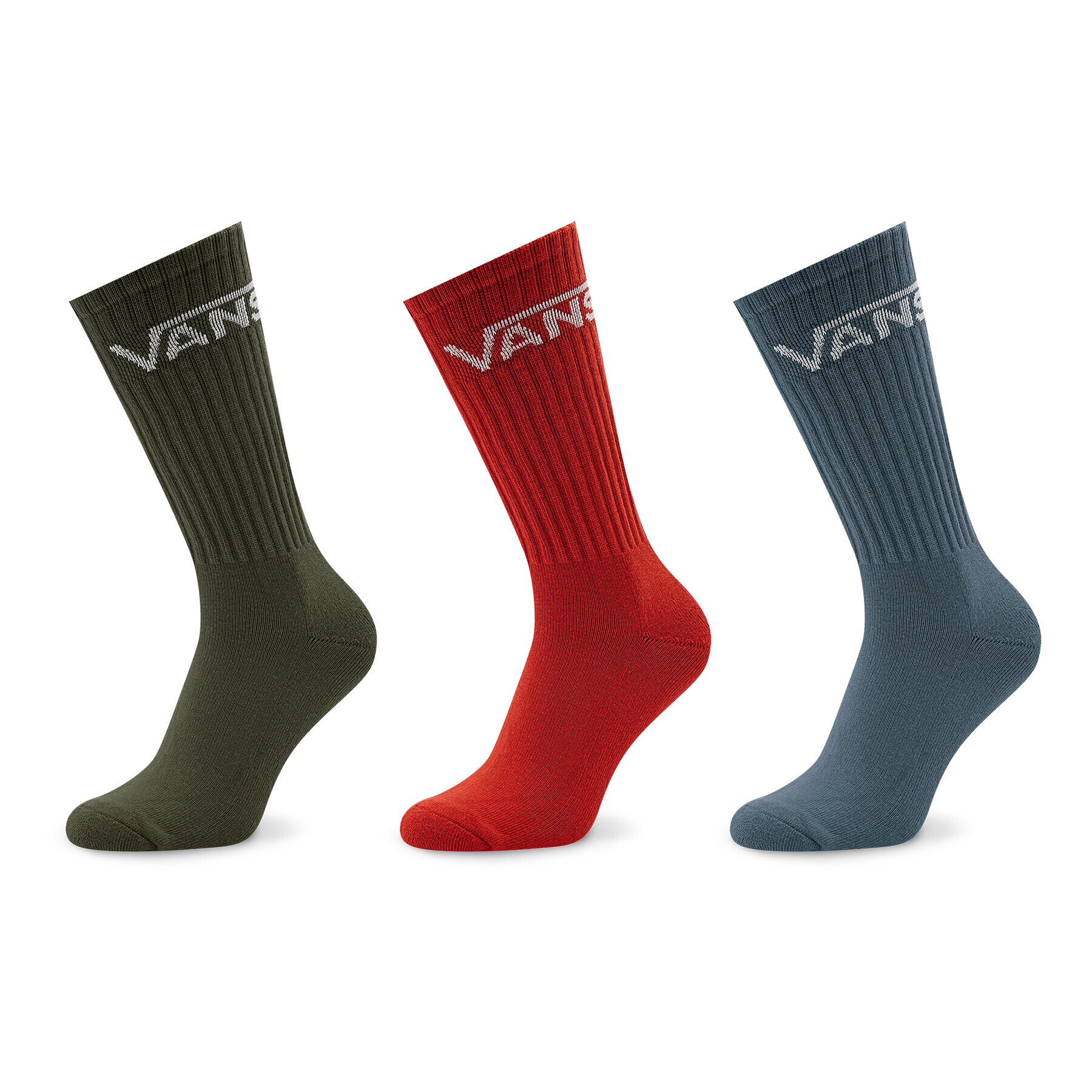 Vans 3 pár hosszú szárú férfi zokni Classic Crew VN000XSE6UA1 Színes - Pepit.hu