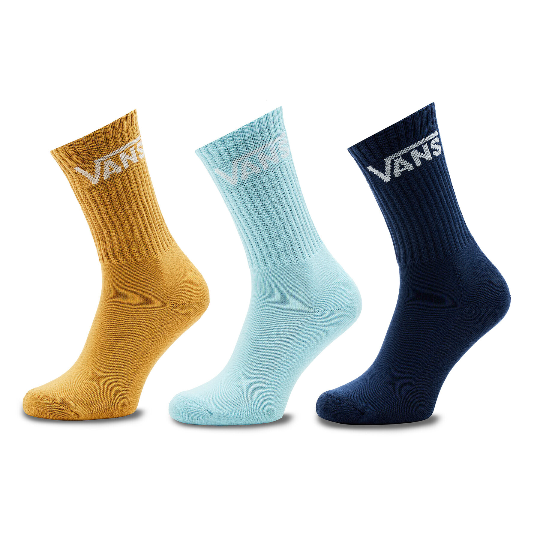 Vans 3 pár hosszú szárú férfi zokni Mn Classic Crew (6.5-9 3pk) VN000XRZG4O1 Színes - Pepit.hu