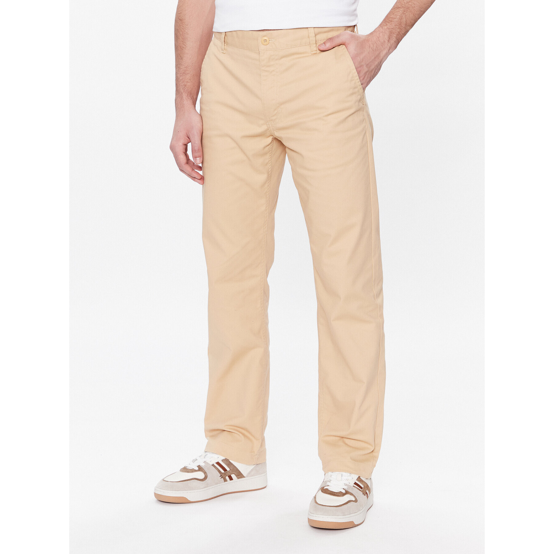 Vans Chinos Authentic VN0A5FJ8 Bézs Loose Fit - Pepit.hu