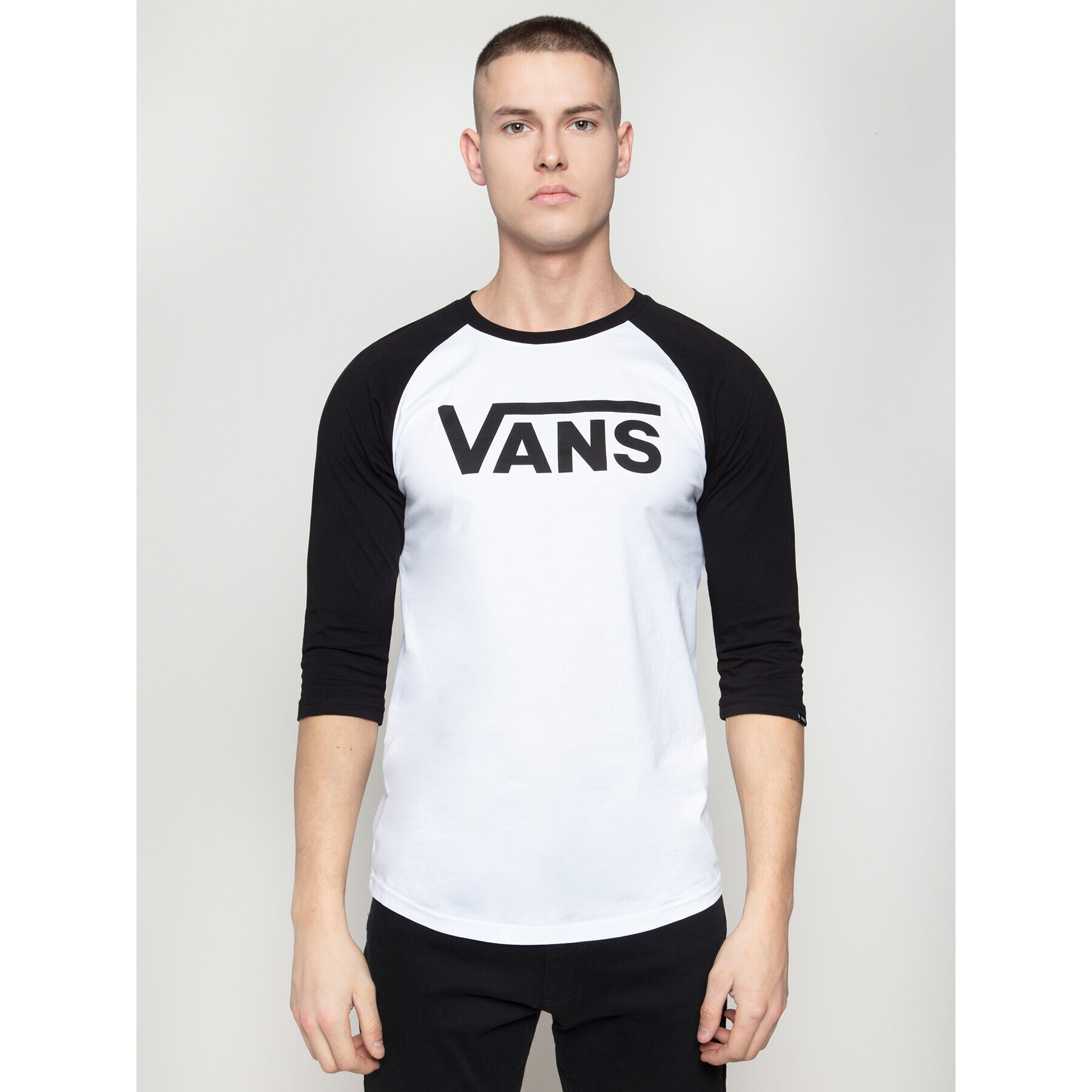 Vans Hosszú ujjú Classic Ragl VN0002QQYB21 Fehér Slim Fit - Pepit.hu