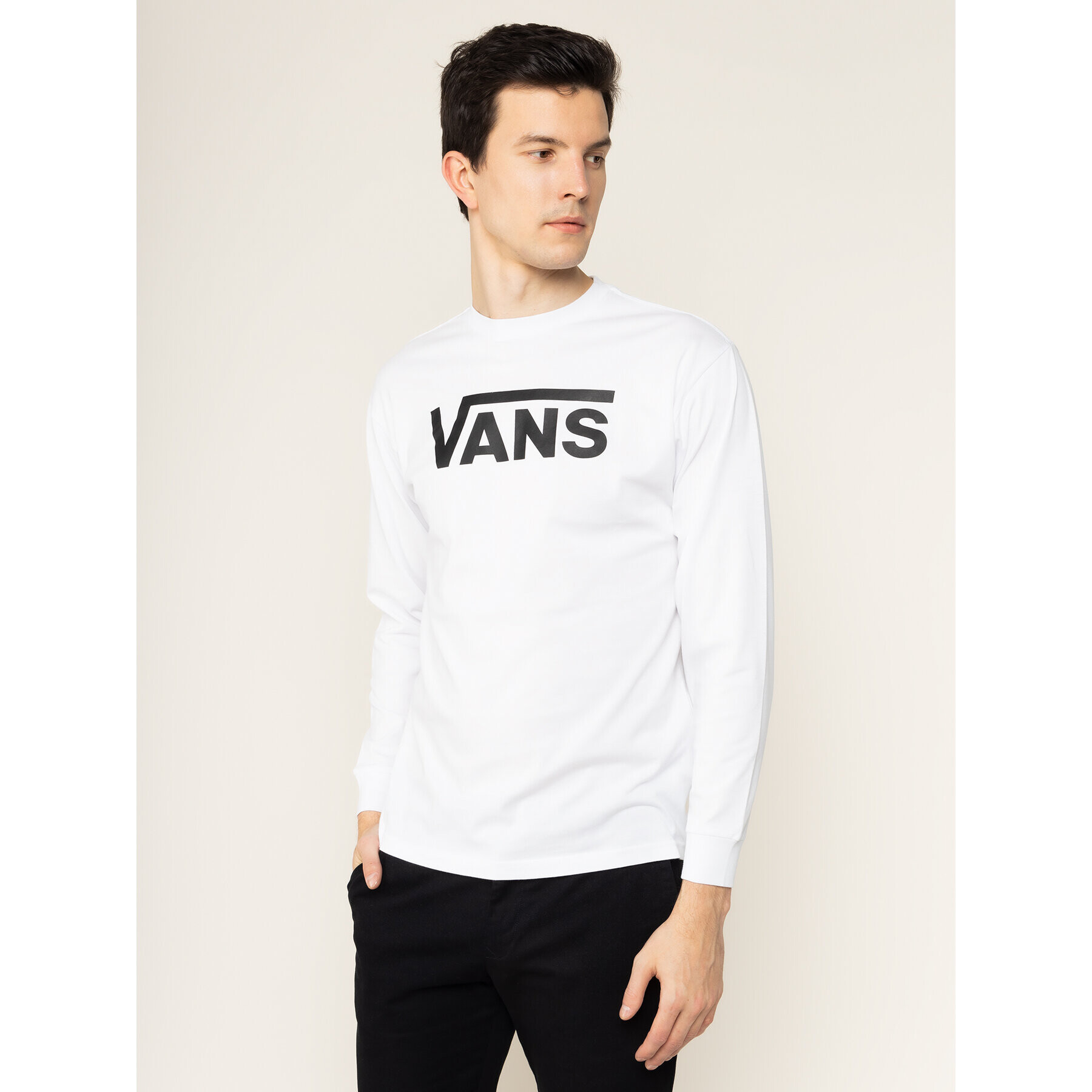 Vans Hosszú ujjú Classic VN000K6HYB21 Fehér Classic Fit - Pepit.hu