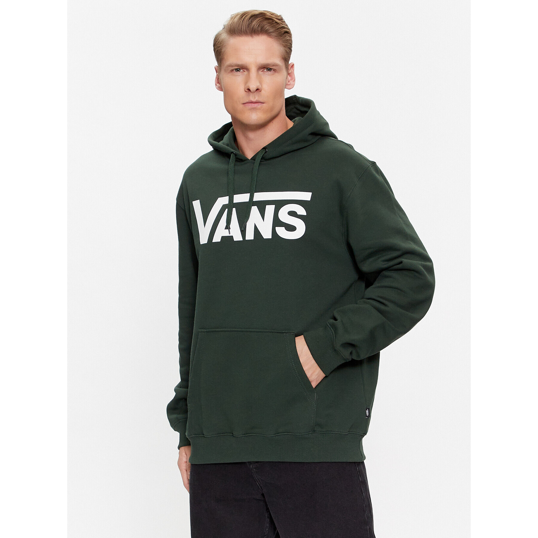 Vans Pulóver Mn Classic Po Hoodie Ii VN0A456BBZ01 Zöld Classic Fit - Pepit.hu