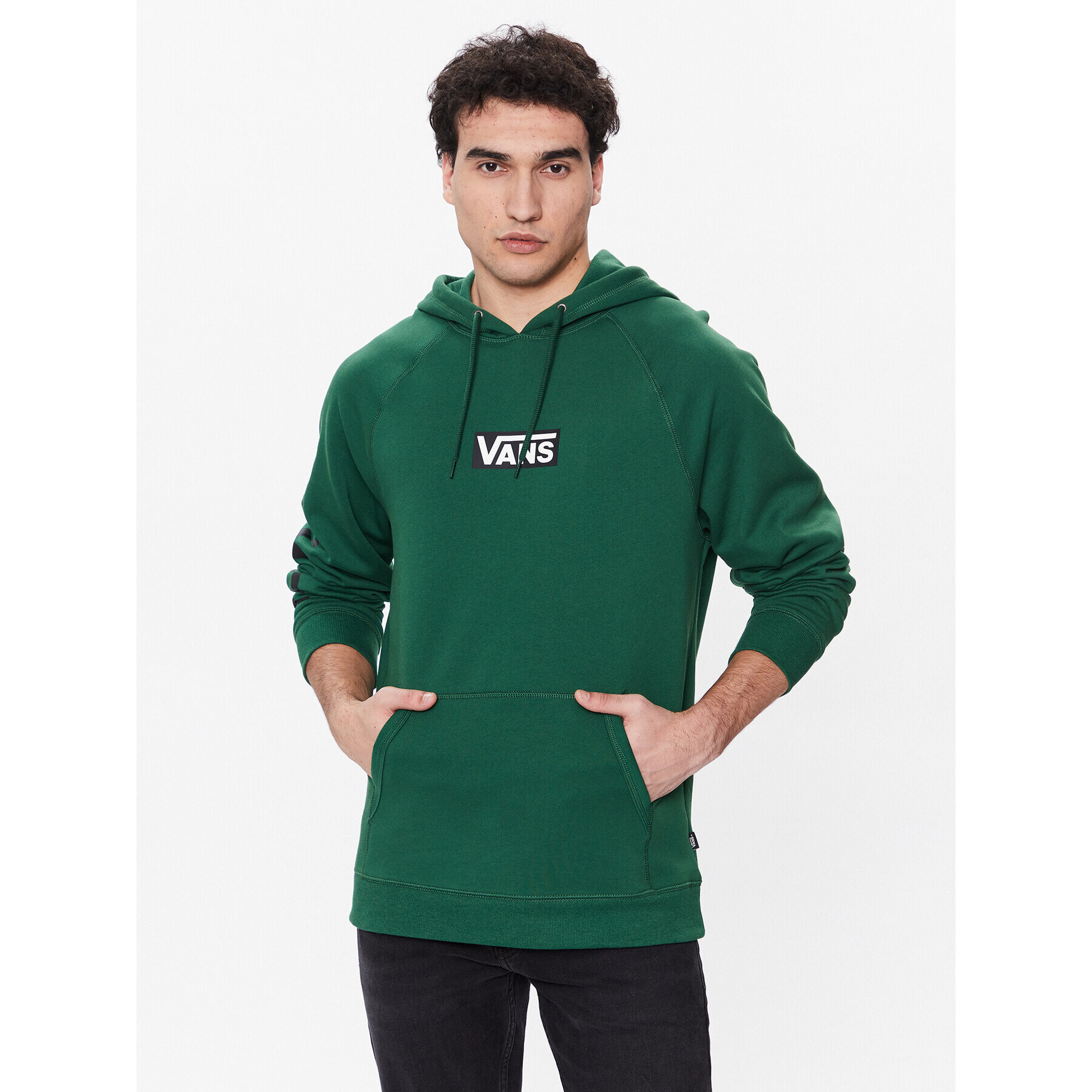 Vans Pulóver Versa Standard VN0A49SN Zöld Regular Fit - Pepit.hu