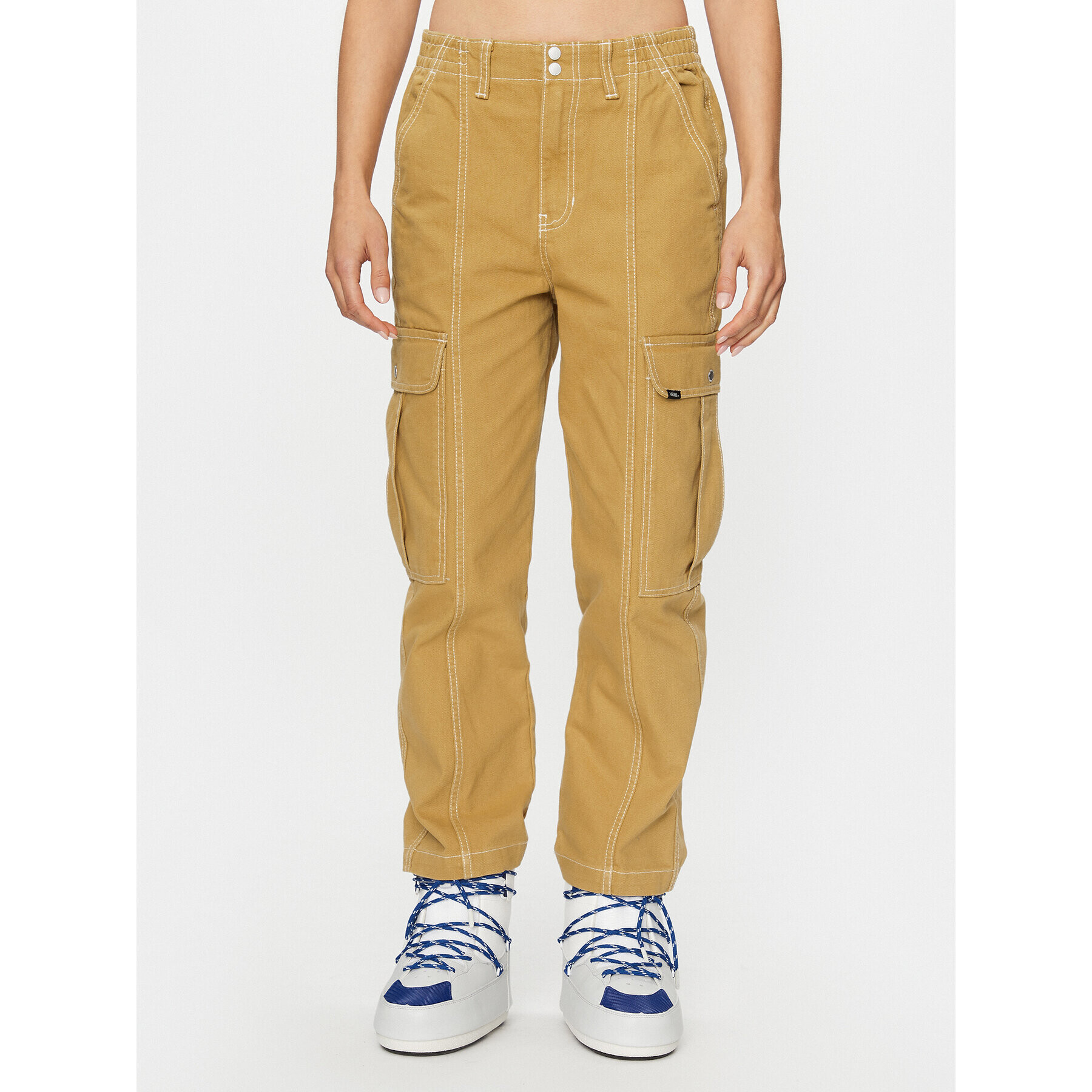 Vans Szövet nadrág Sidewalk Pant VN000GWNBYA1 Bézs Loose Fit - Pepit.hu