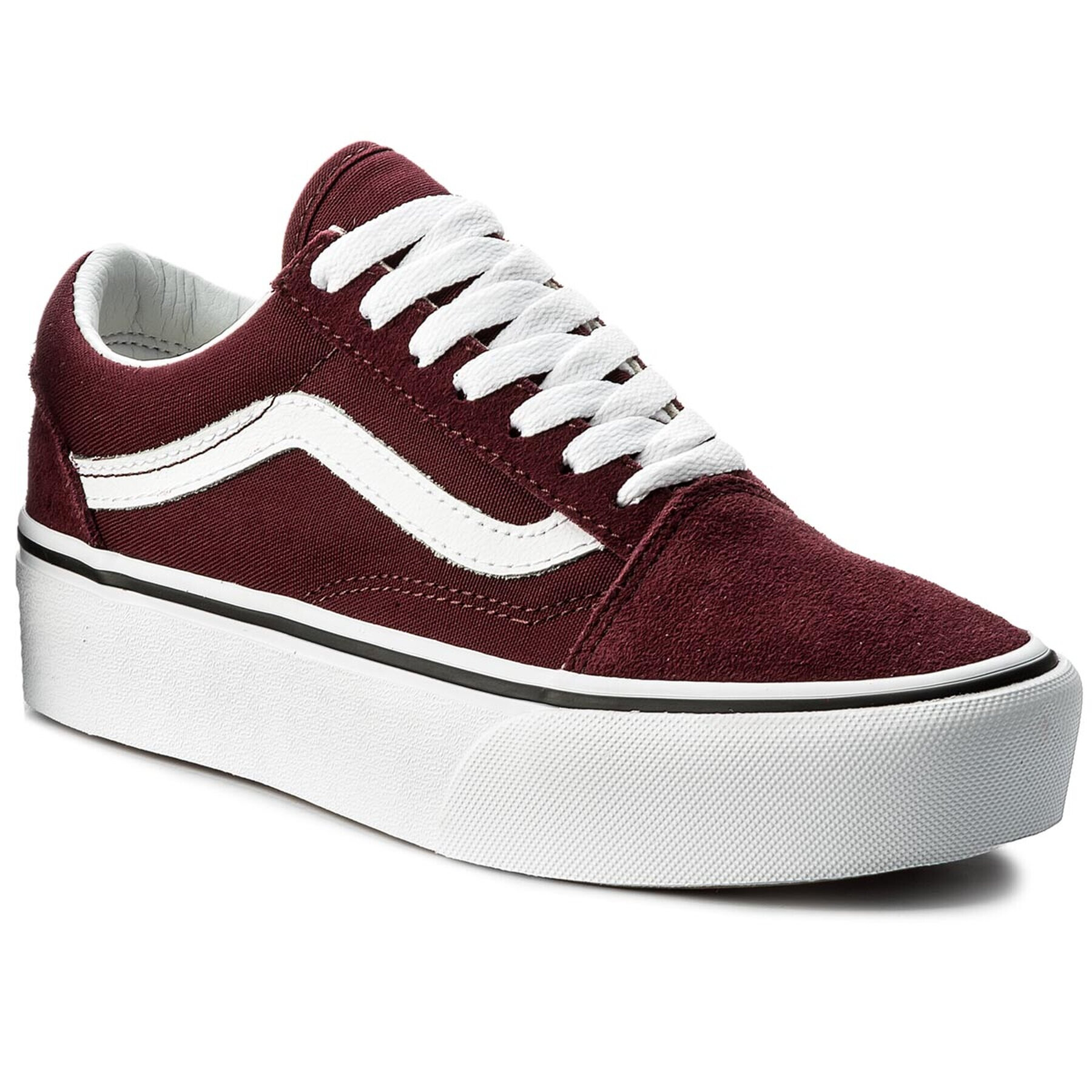 Vans Teniszcipő Old Skool Platfor VN0A3B3U5U7 Bordó - Pepit.hu