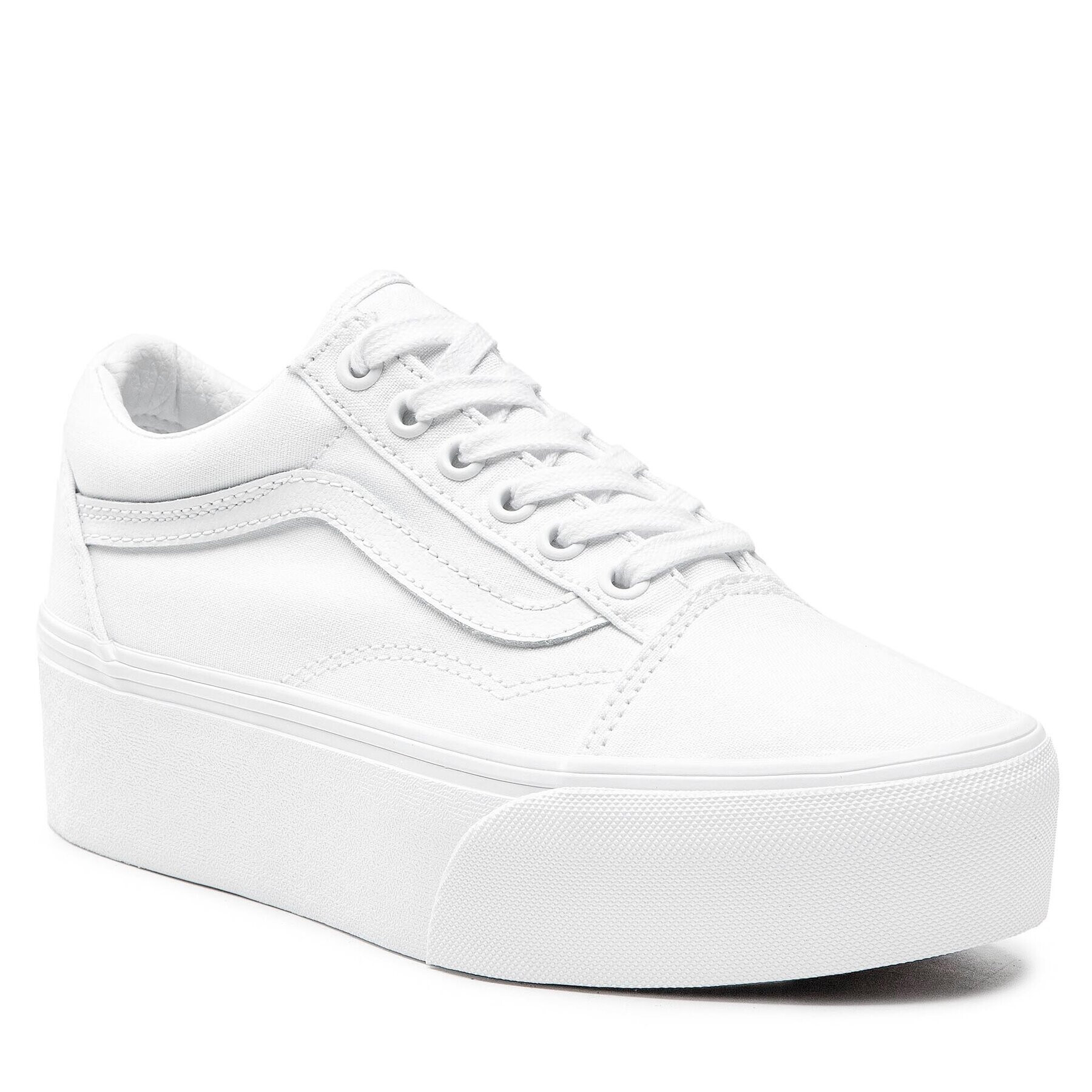 Vans Teniszcipő Old Skool Stacked VN0A7Q5MW001 Fehér - Pepit.hu