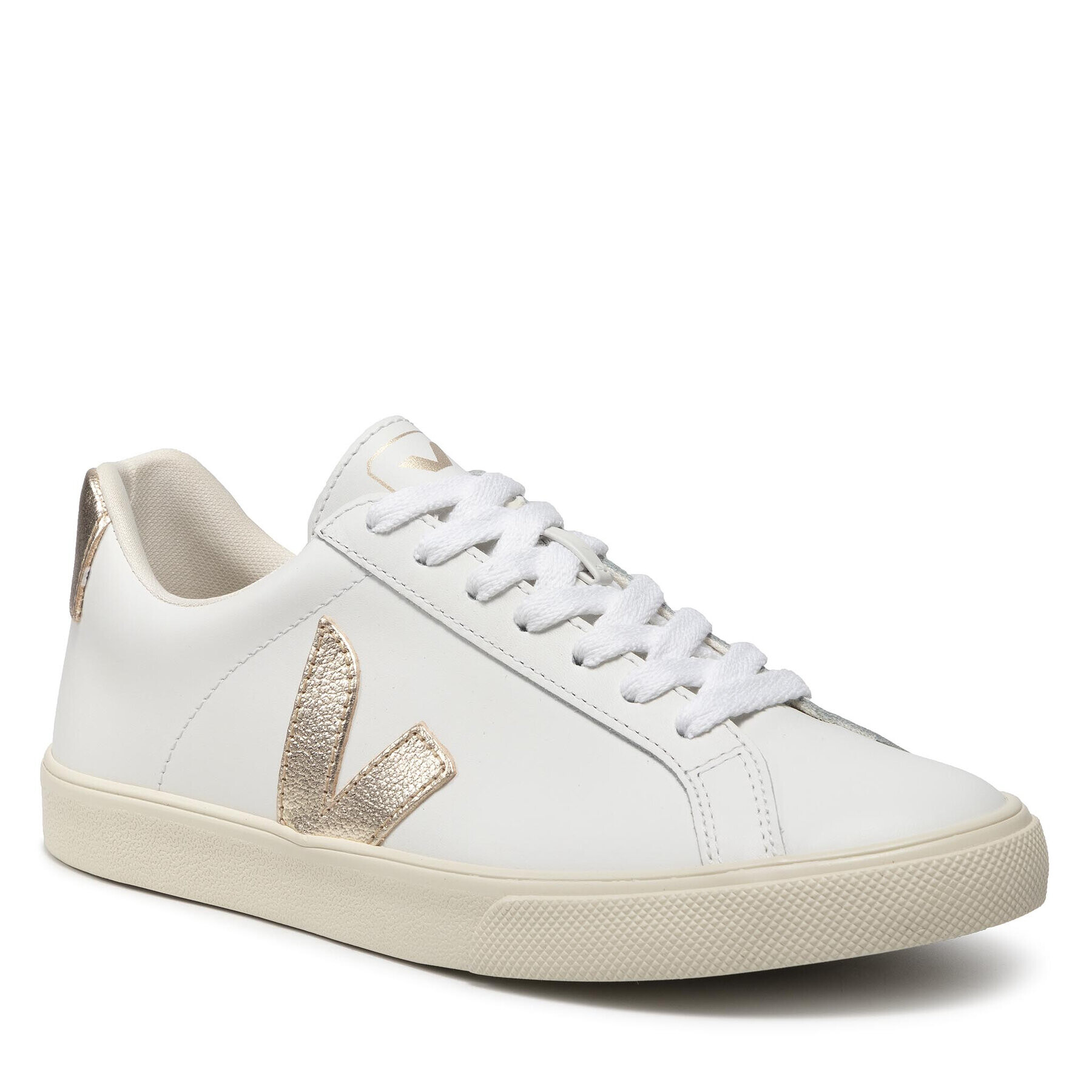 Veja Sportcipő Esplar Logo Leather EO022490A Fehér - Pepit.hu