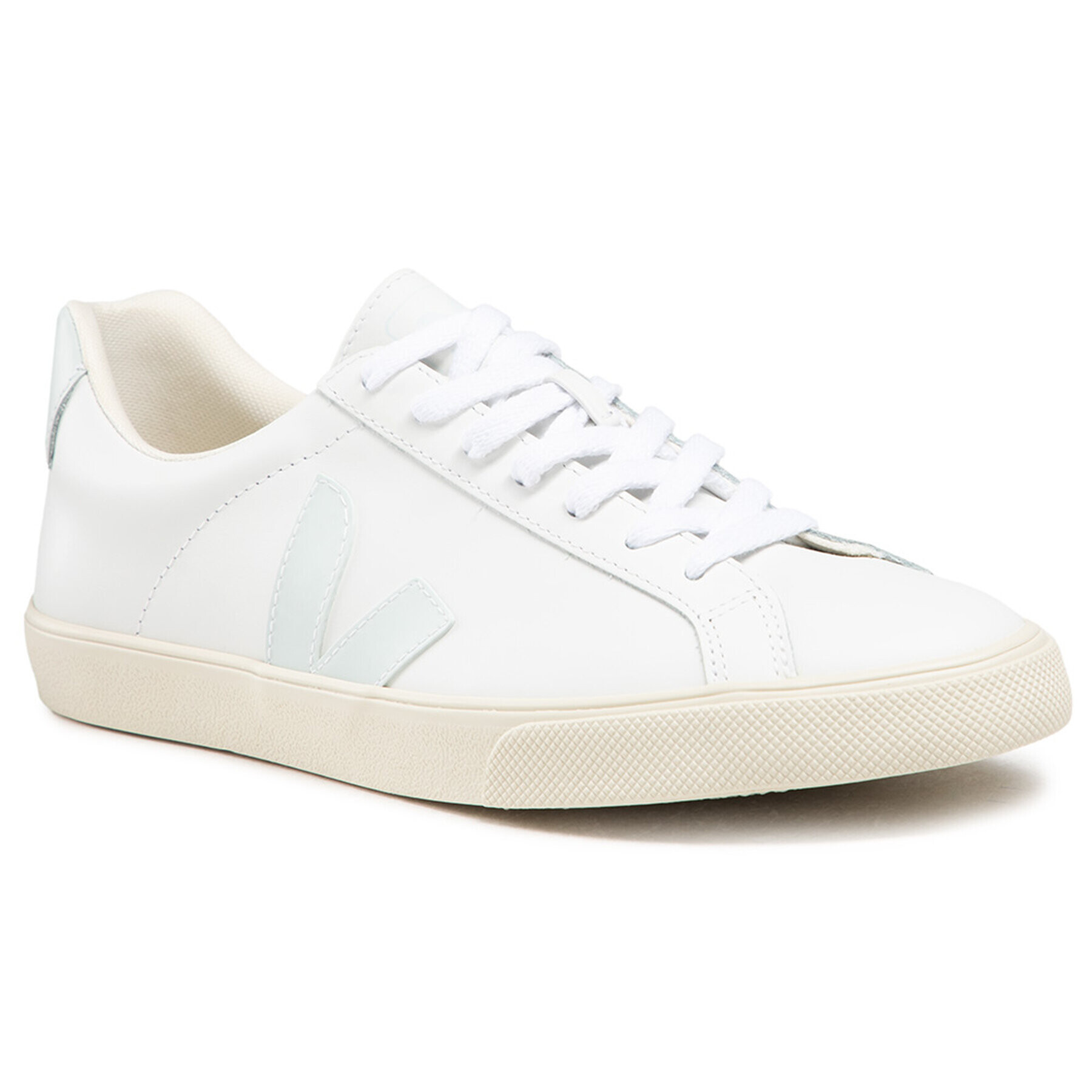 Veja Sportcipő Esplar Logo Leather Extra EO022198A Fehér - Pepit.hu