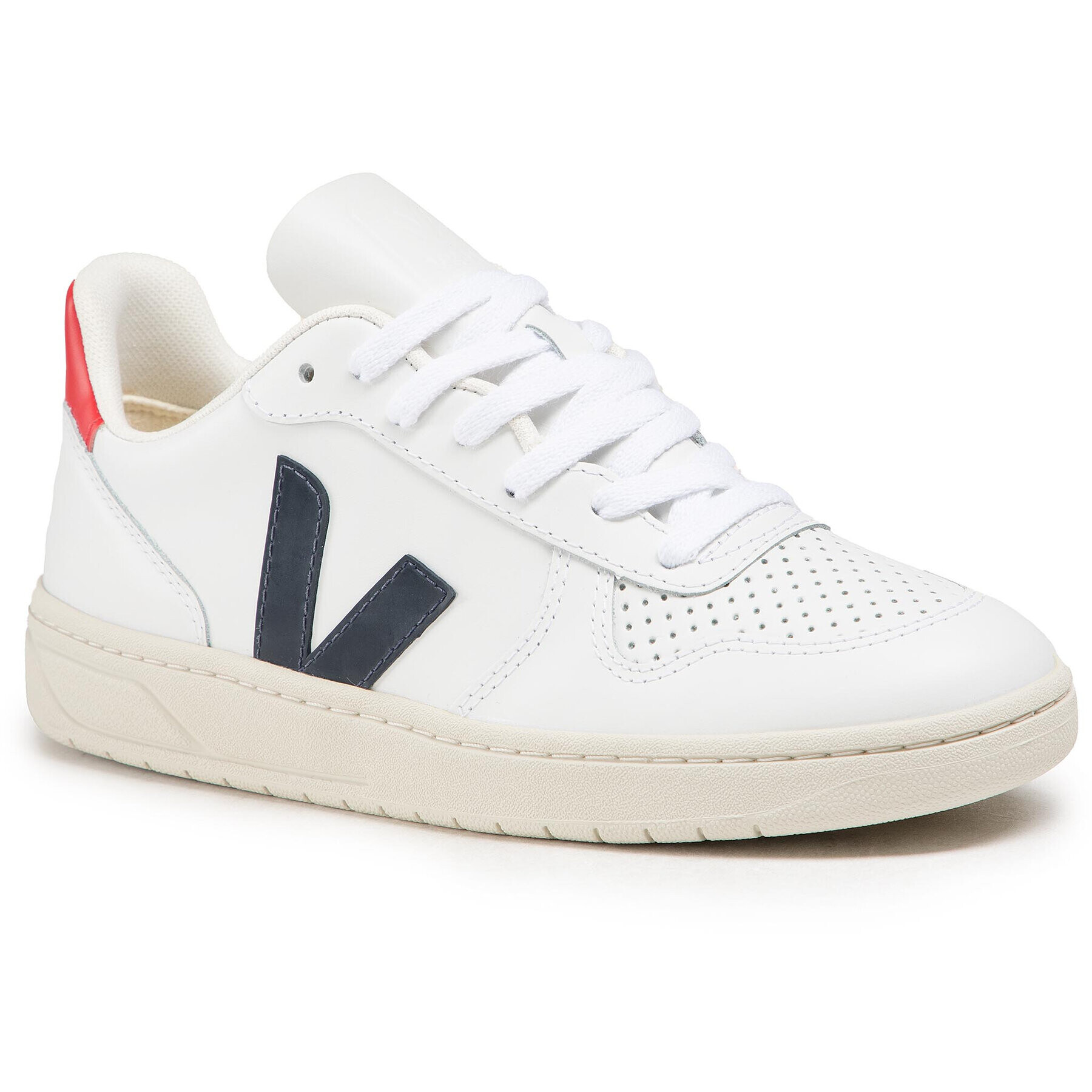 Veja Sportcipő V-10 Leather VX021267A Fehér - Pepit.hu